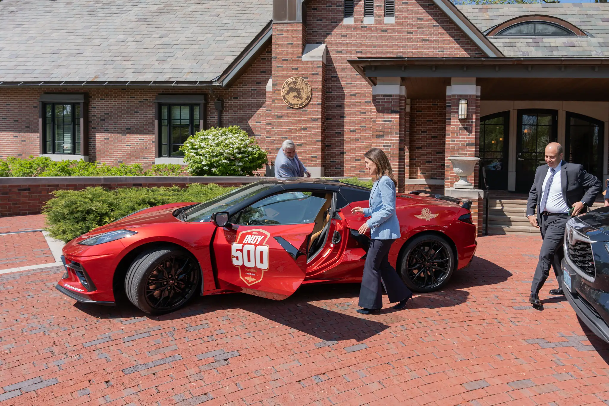 The governor's mansion in Indianapolis, Indiana.