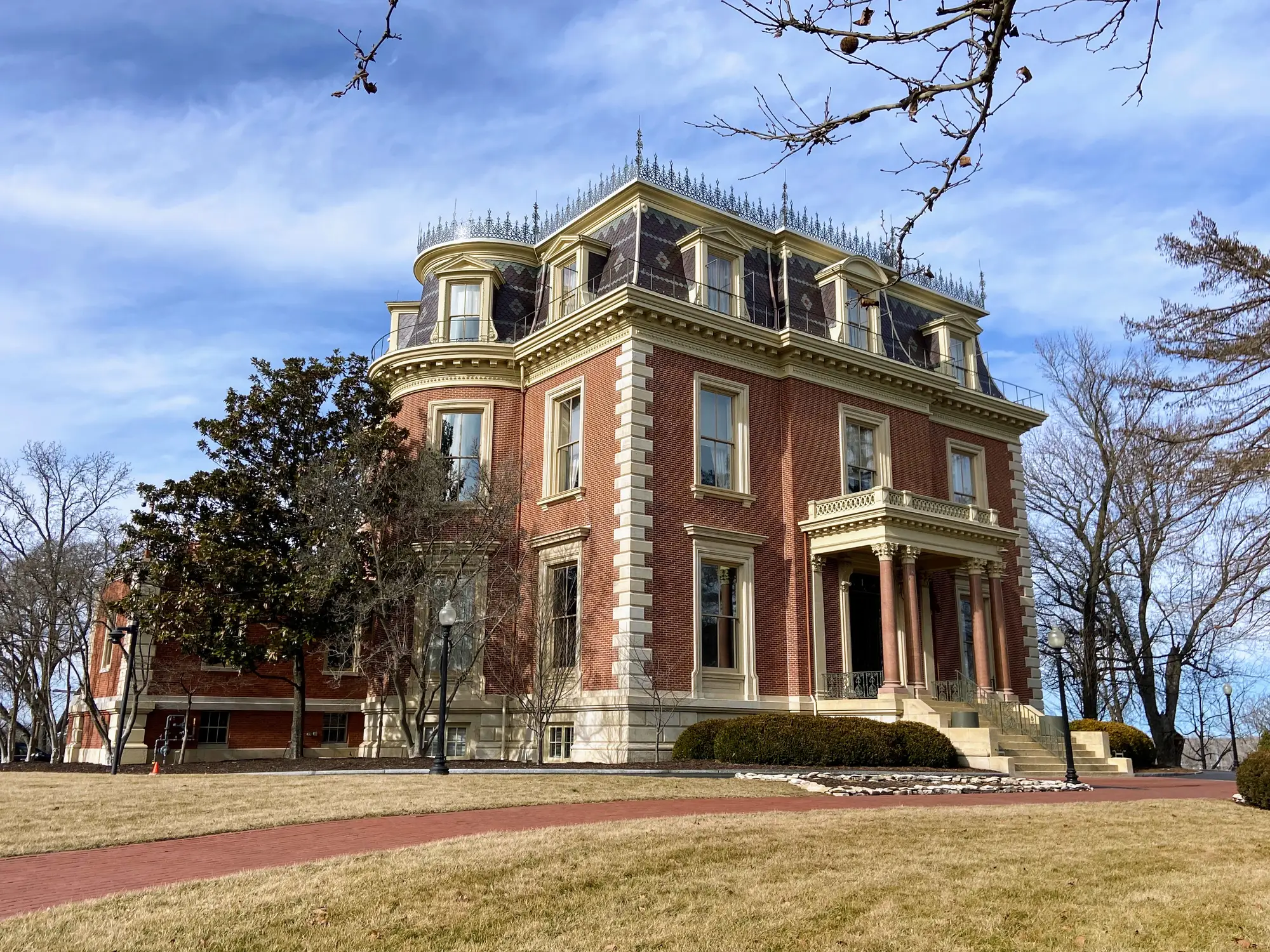 The governor's mansion in Jefferson City, Missouri.