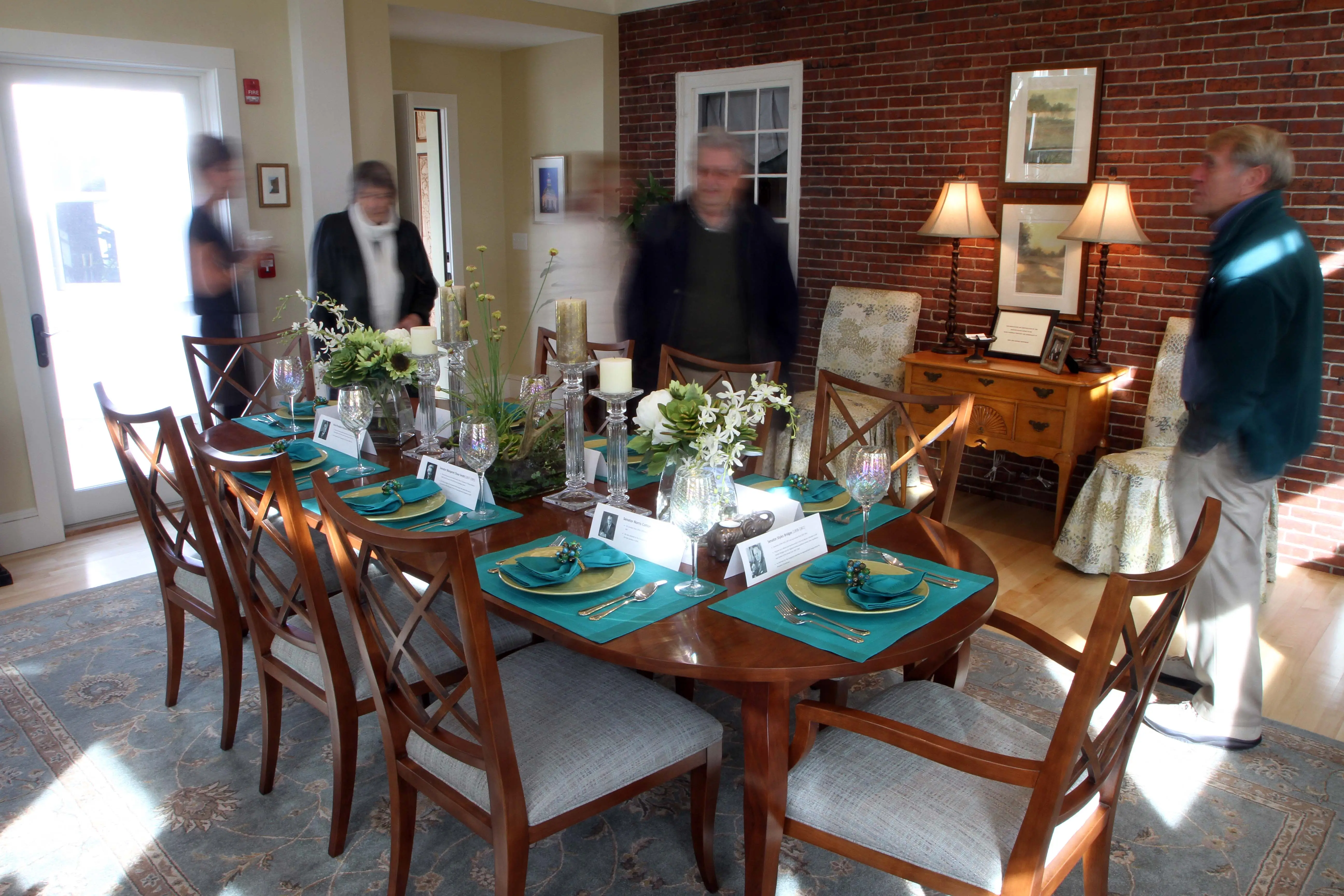 Inside the Bridges House in Concord, New Hampshire.