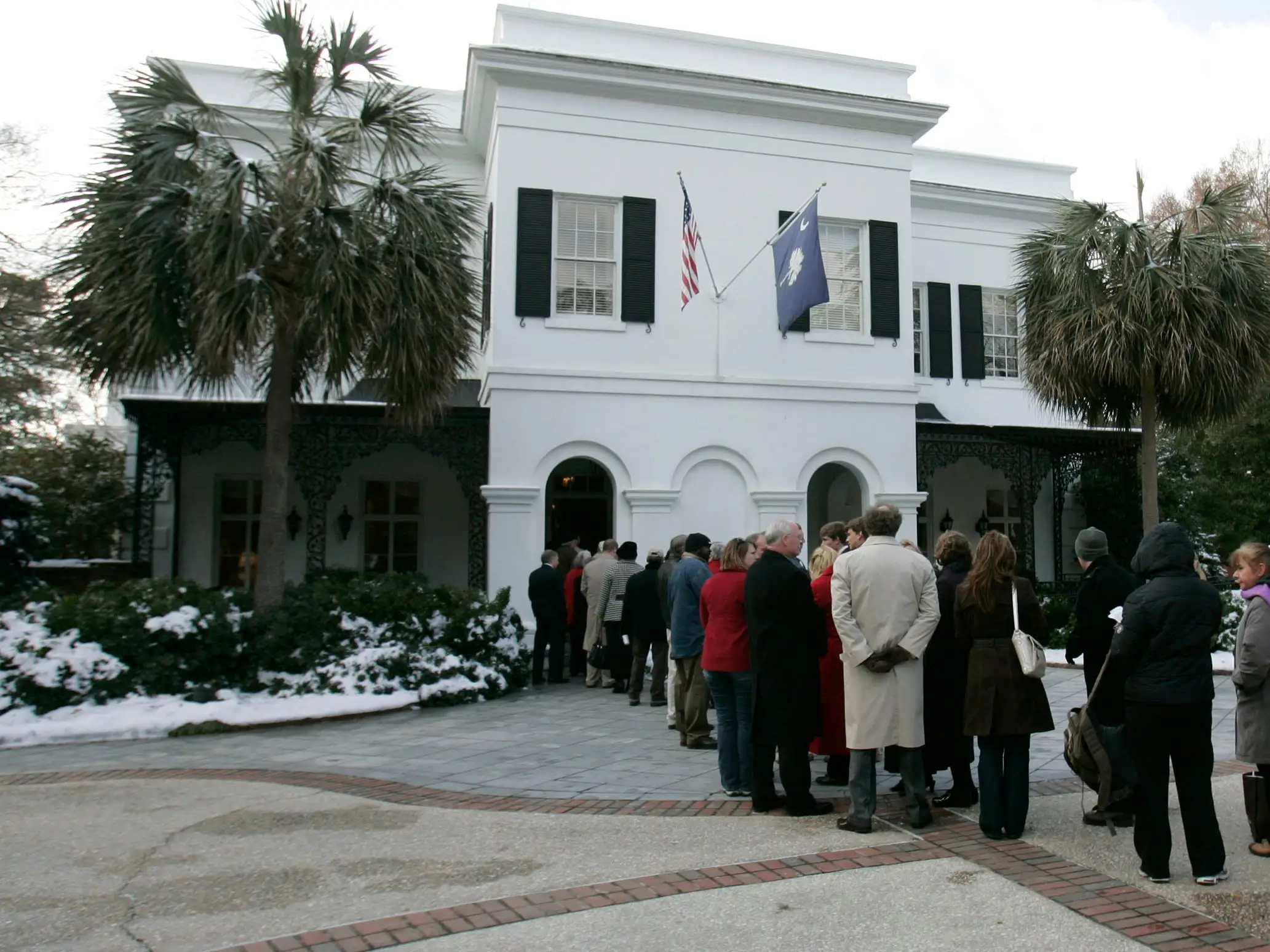 The South Carolina governor's mansion.