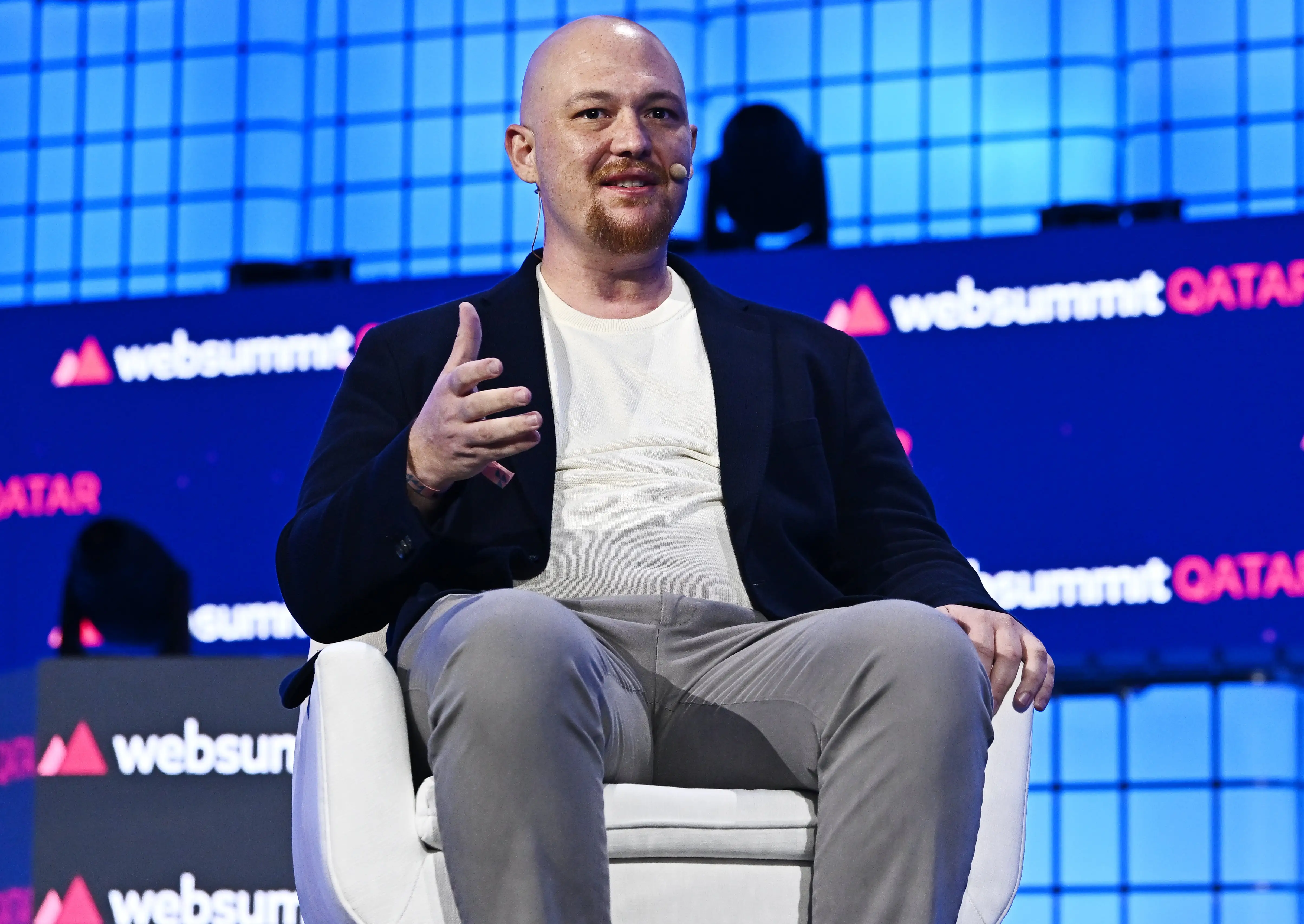 Amjad Masad speaking onstage.