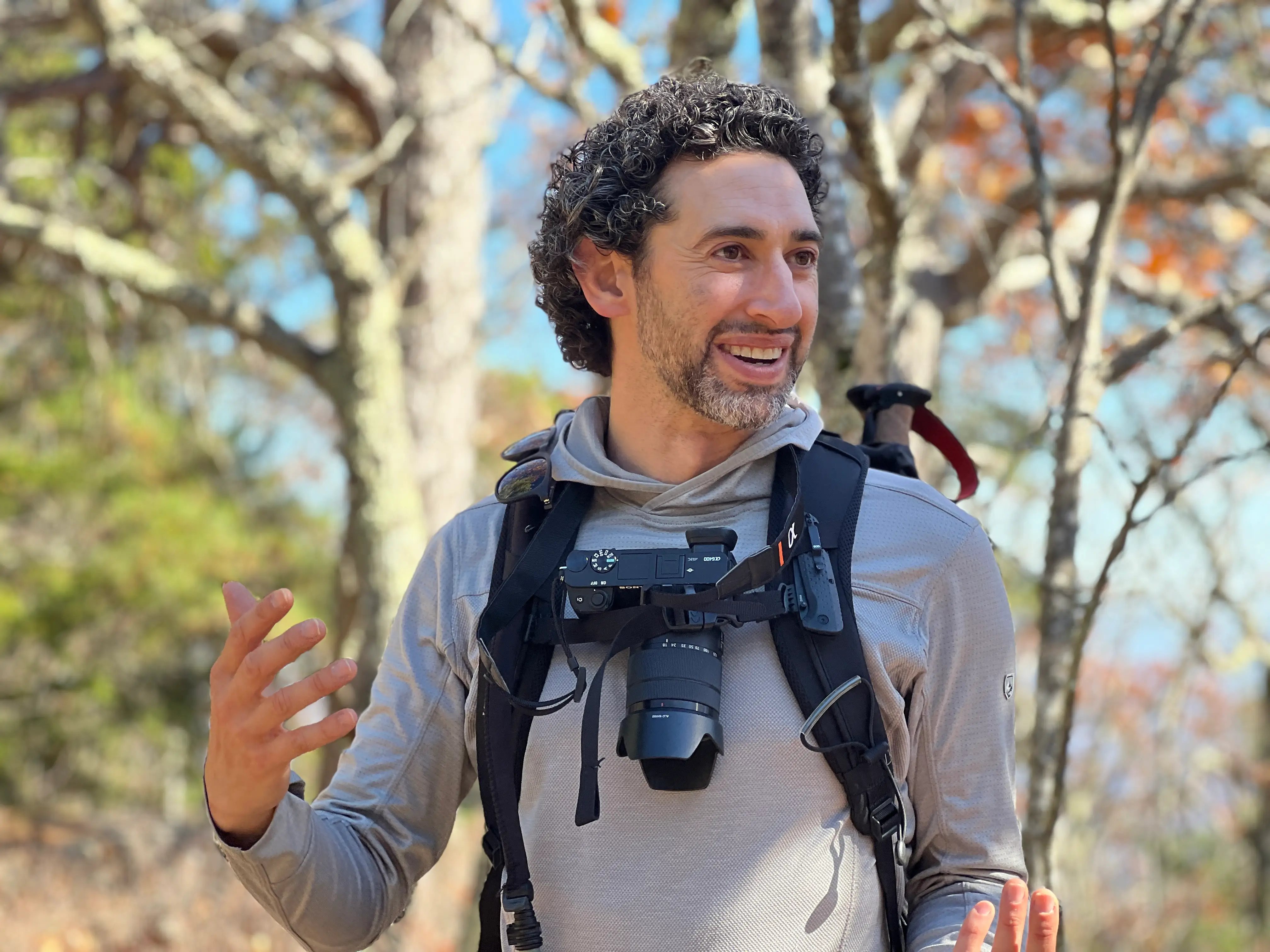 Cliff Goldstein leading a hike