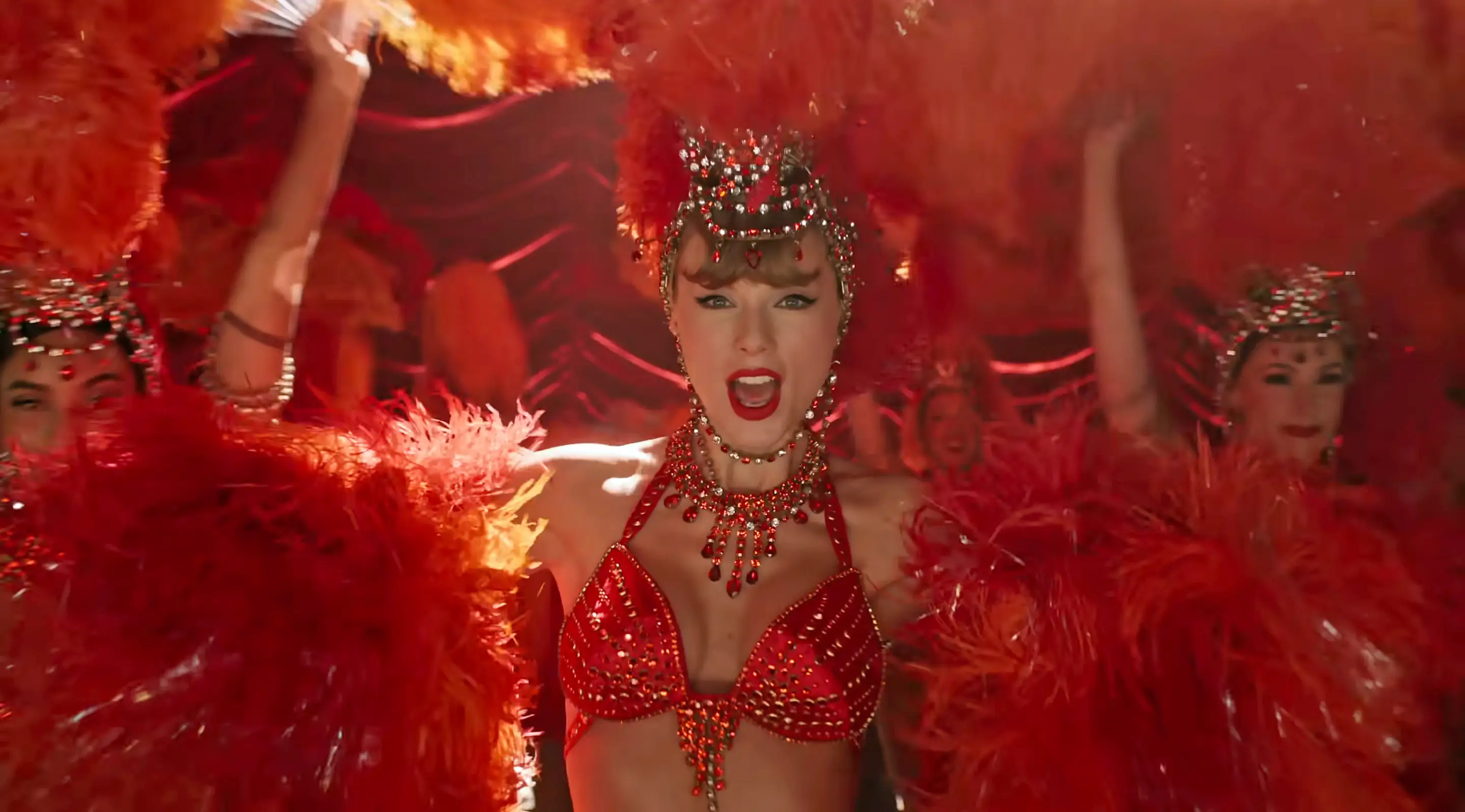 Taylor Swift in the music video for 