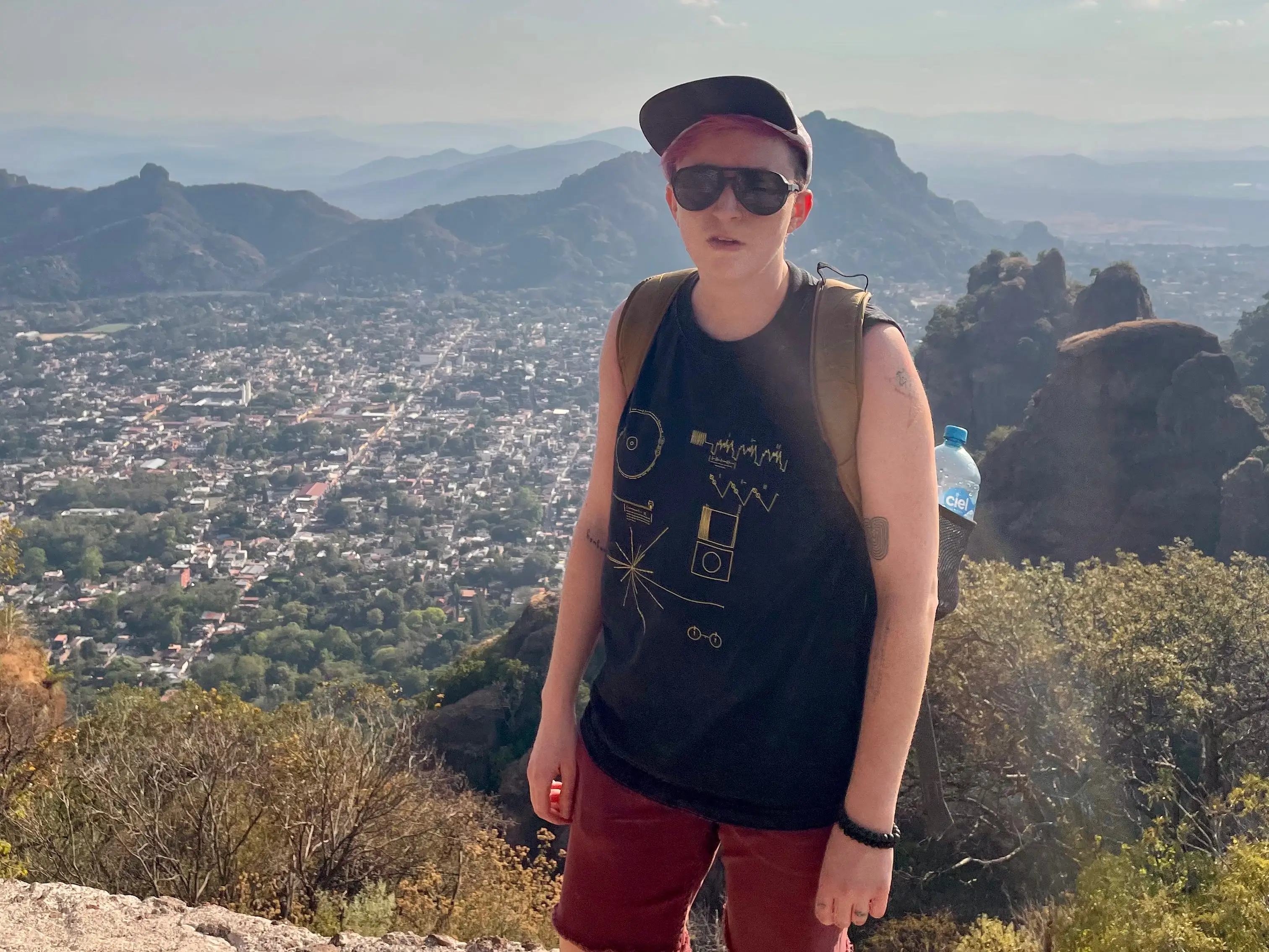 The author on the summit of Tepozteco.