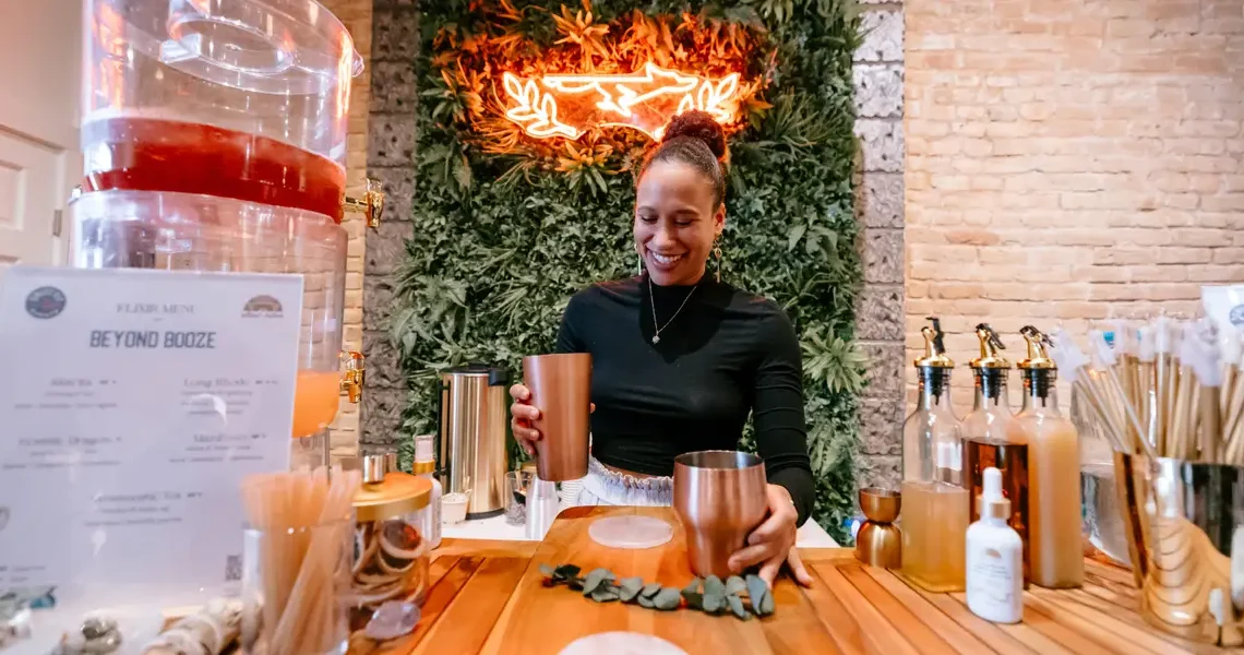 I left Big Tech to start an herbal alcohol alternative. My sober-friendly brand is gaining traction with stressed executives.