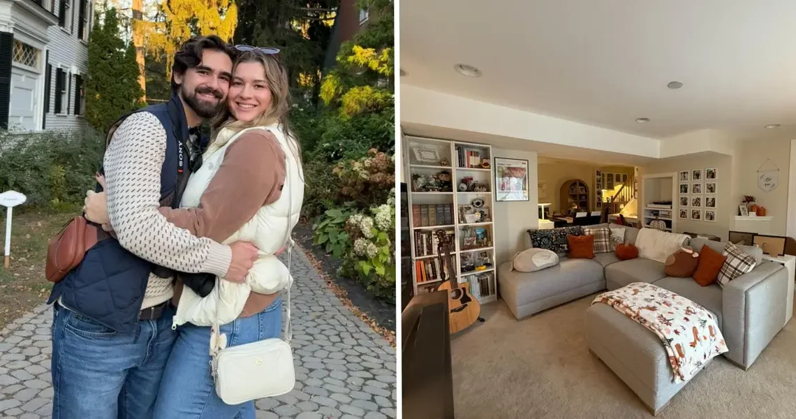 A couple bought a house with a finished basement for their daughter and her husband to live in. It’s helped the newlyweds save $20,000 for their own home.