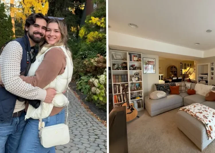 A couple bought a house with a finished basement for their daughter and her husband to live in. It’s helped the newlyweds save $20,000 for their own home.