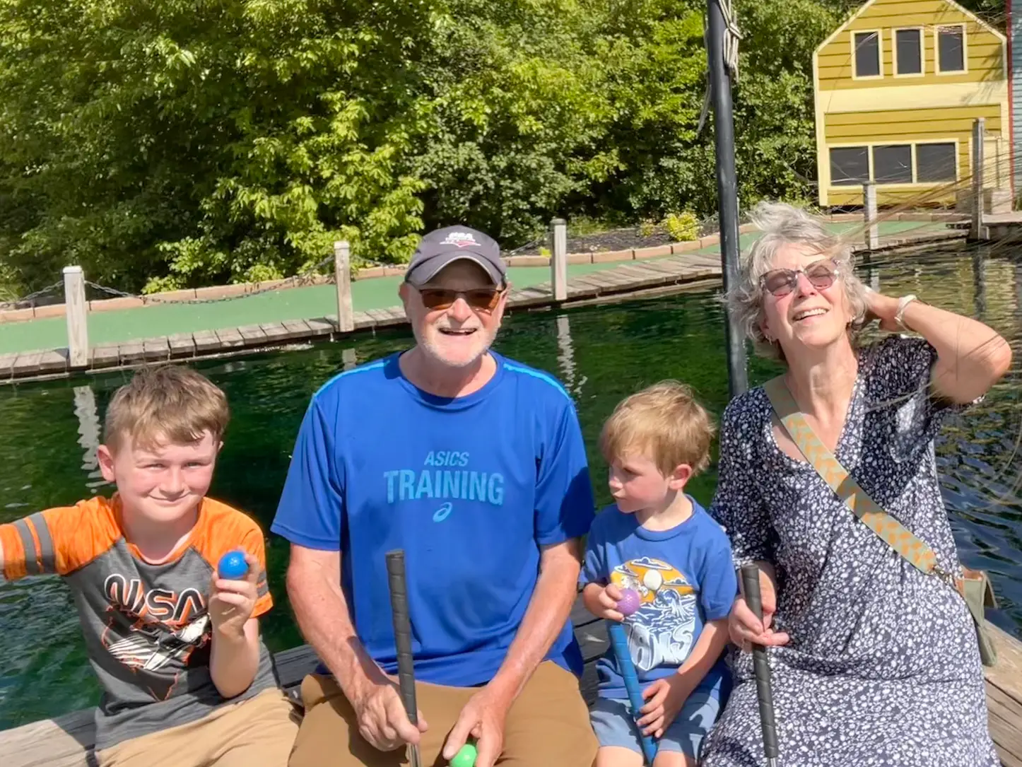 Grandparents with kids