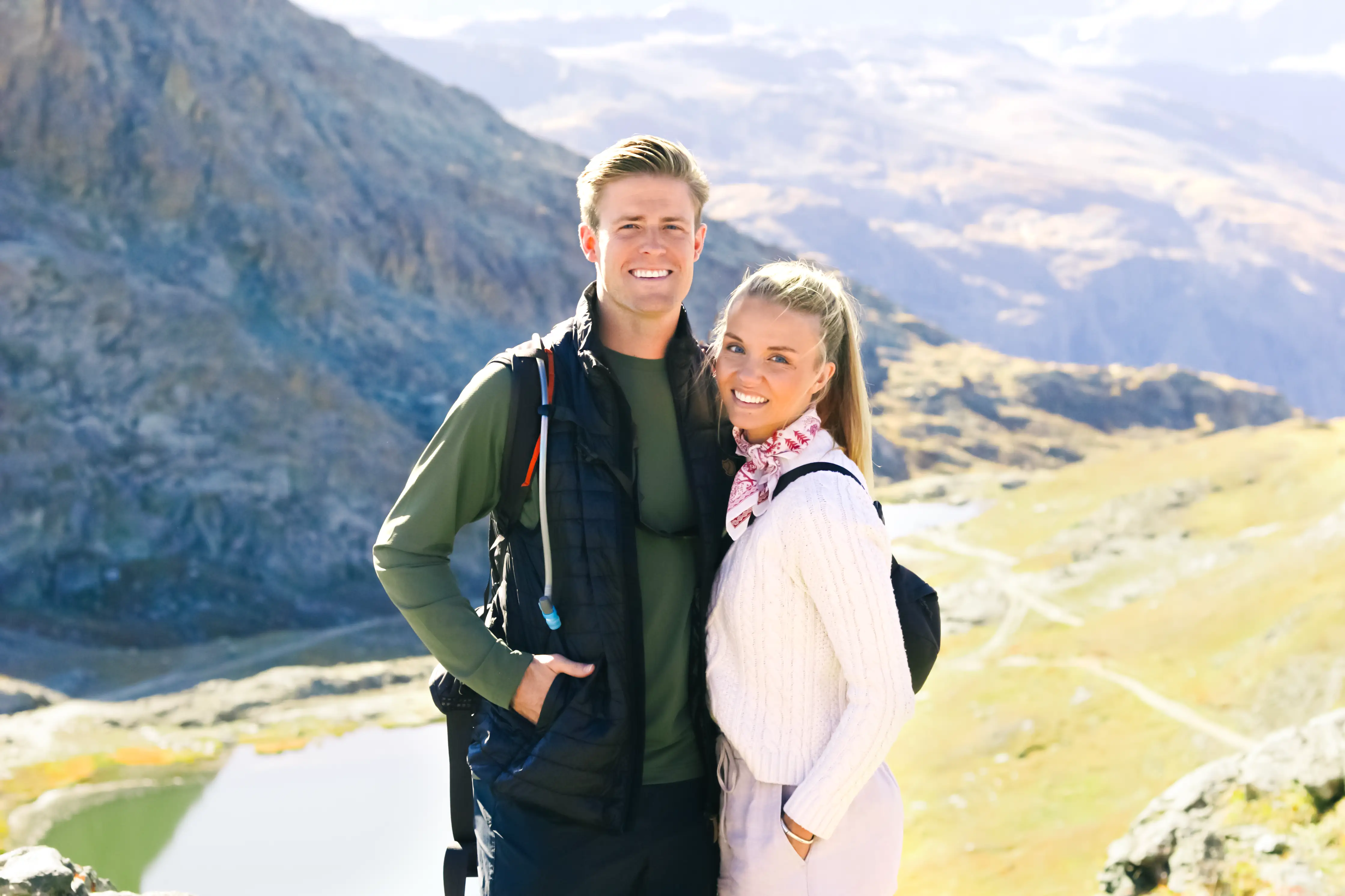 Tate Stock and wife Hannah