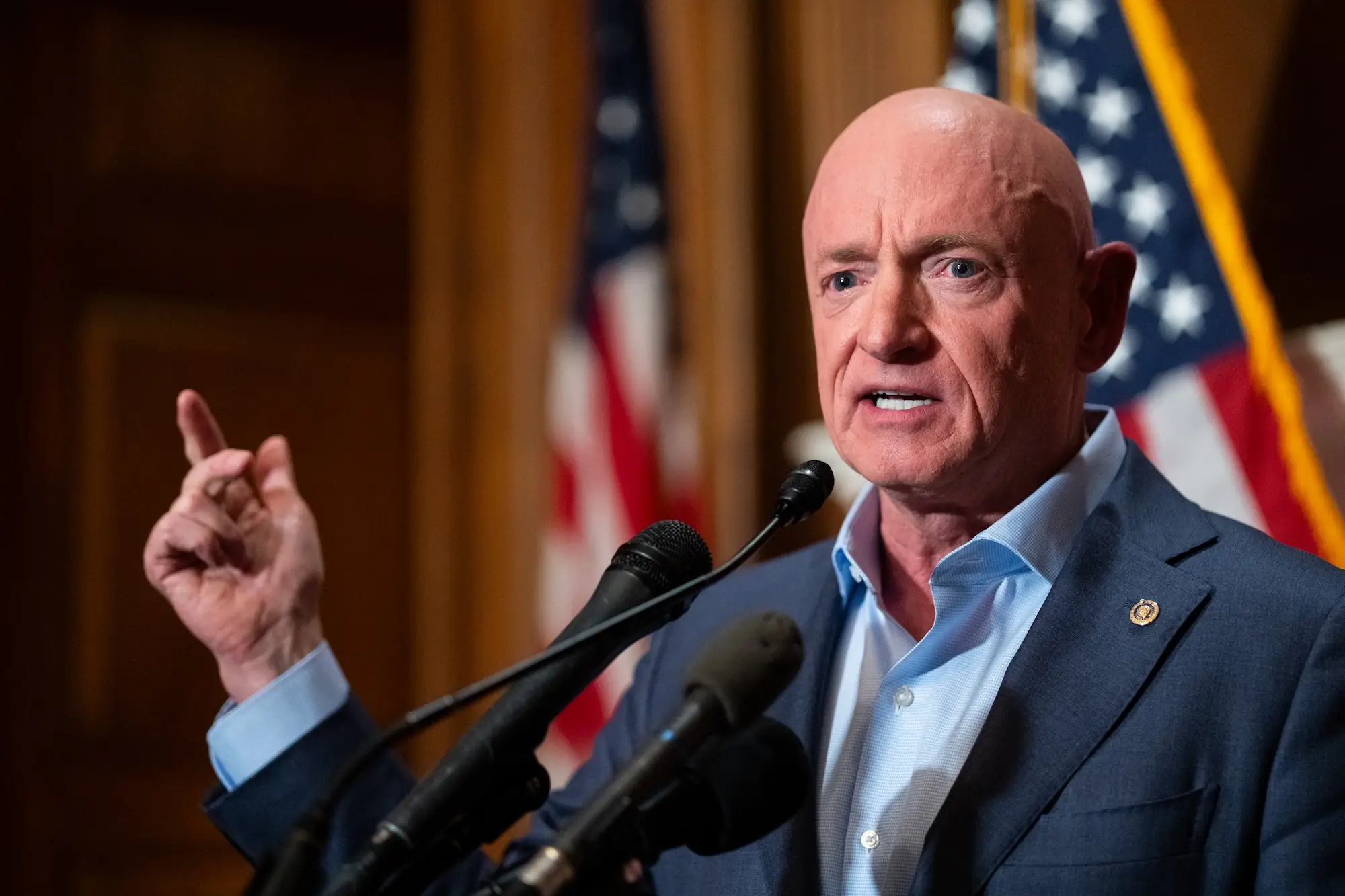 The Defense Department is investigating Sen. Mark Kelly for a video he made with fellow Democratic lawmakers. Kelly has said troops have the right to disobey an unlawful order.