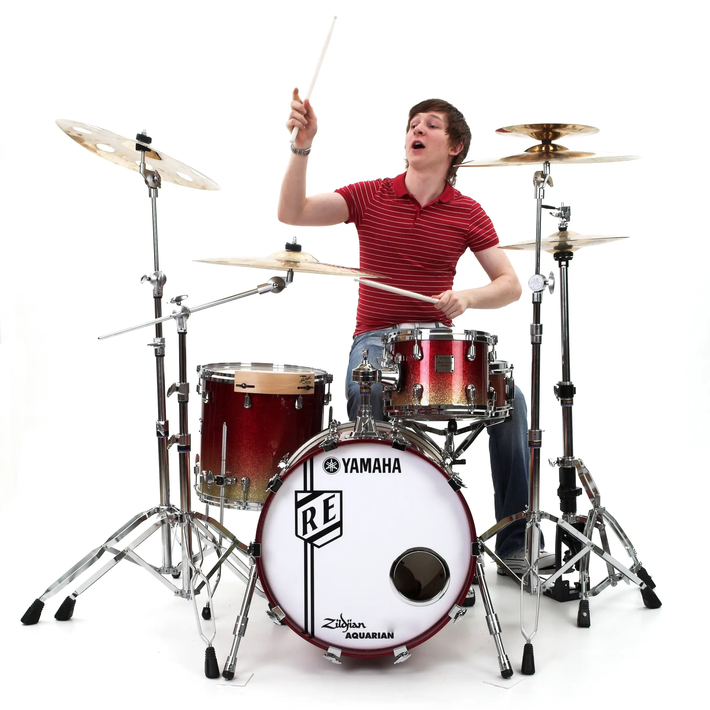 Ryan Edwards when he was a drummer for The Lines.
