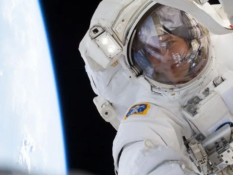 Tom Marshburn in space