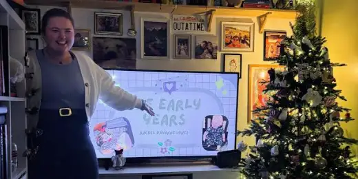 My friend and I hold presentation nights. We get to know each other better, and it helps us understand who we are now.