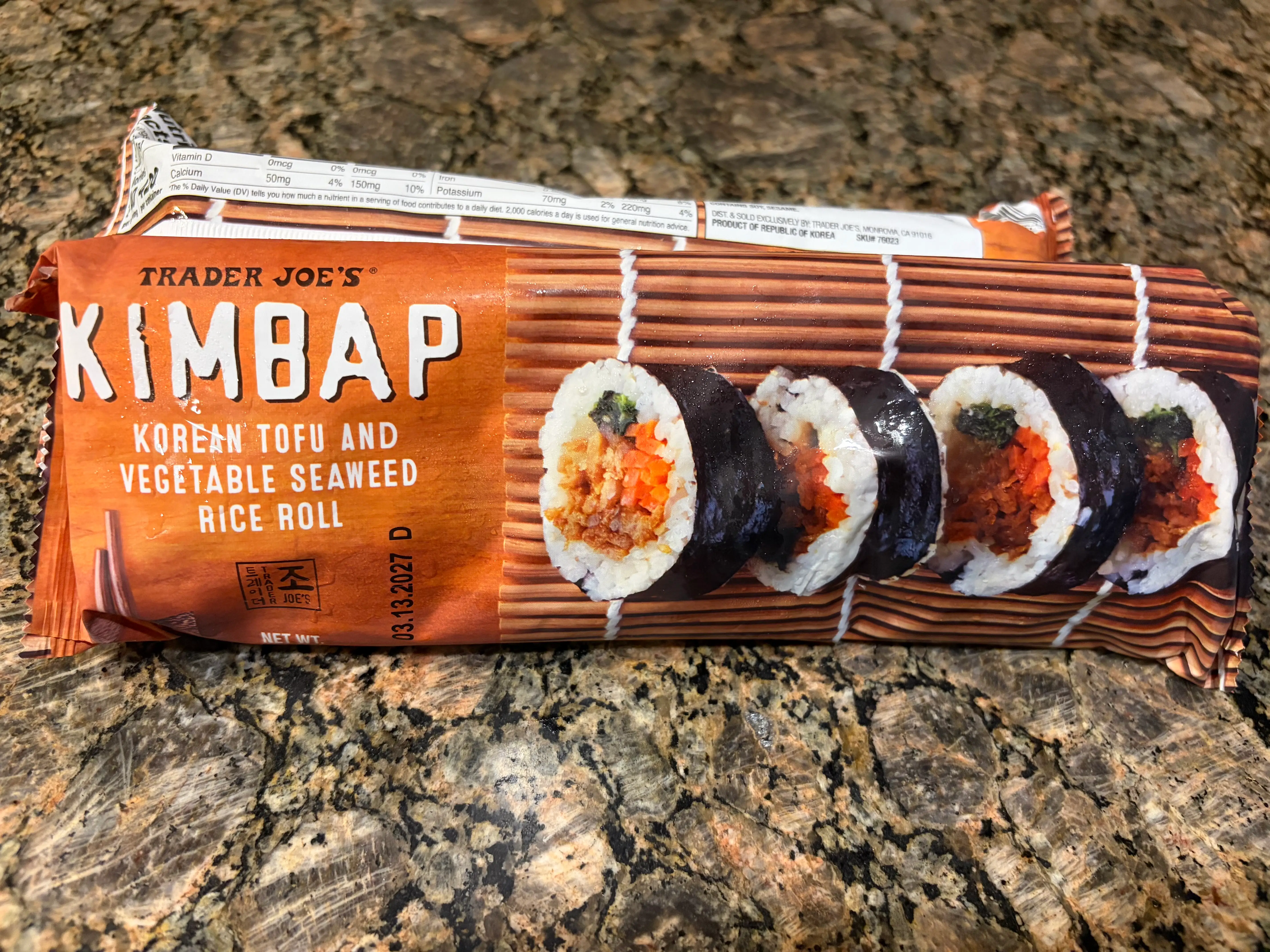 Trader Joe's kimbap.
