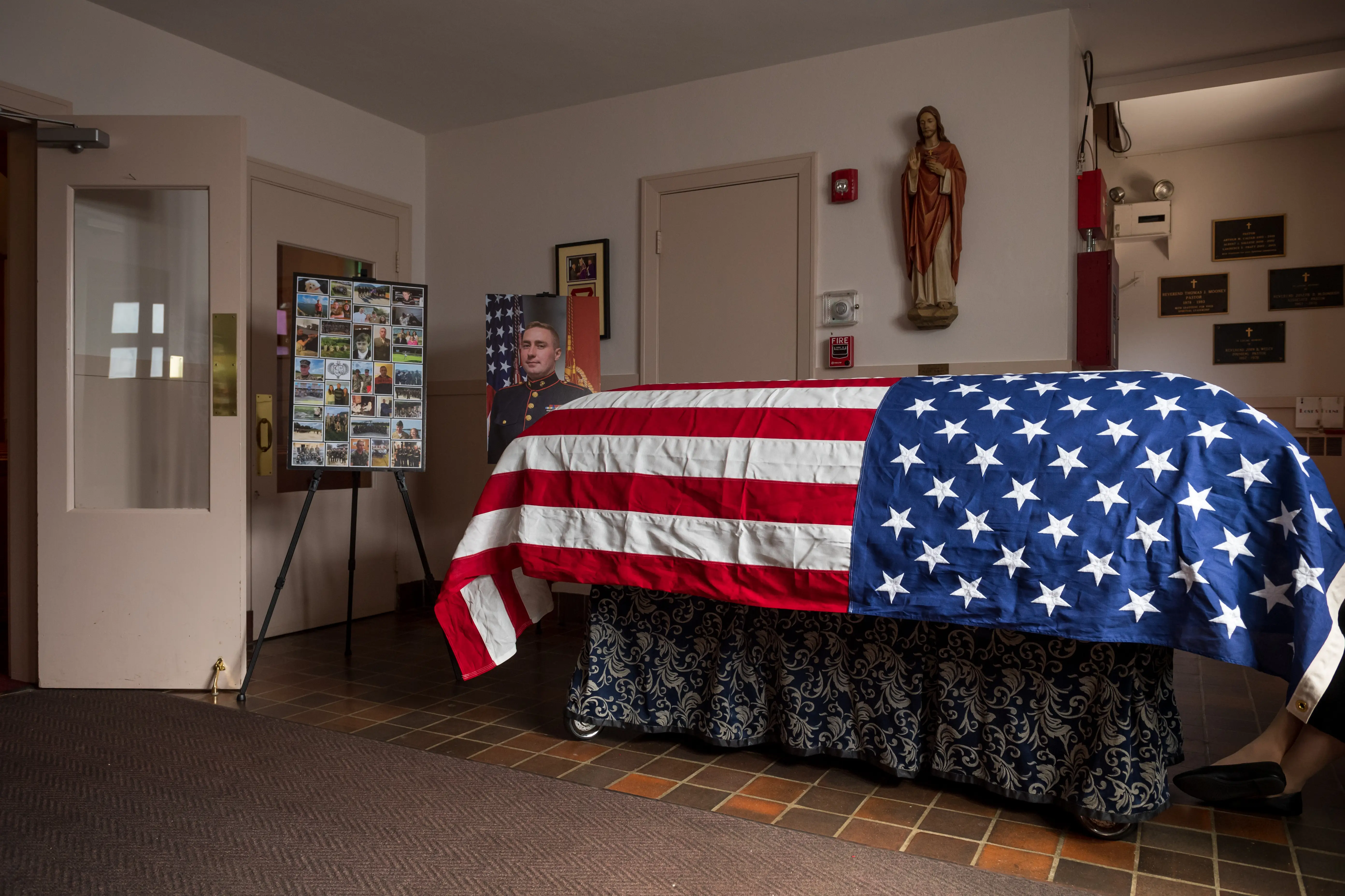 Matthew Partyka's funeral.