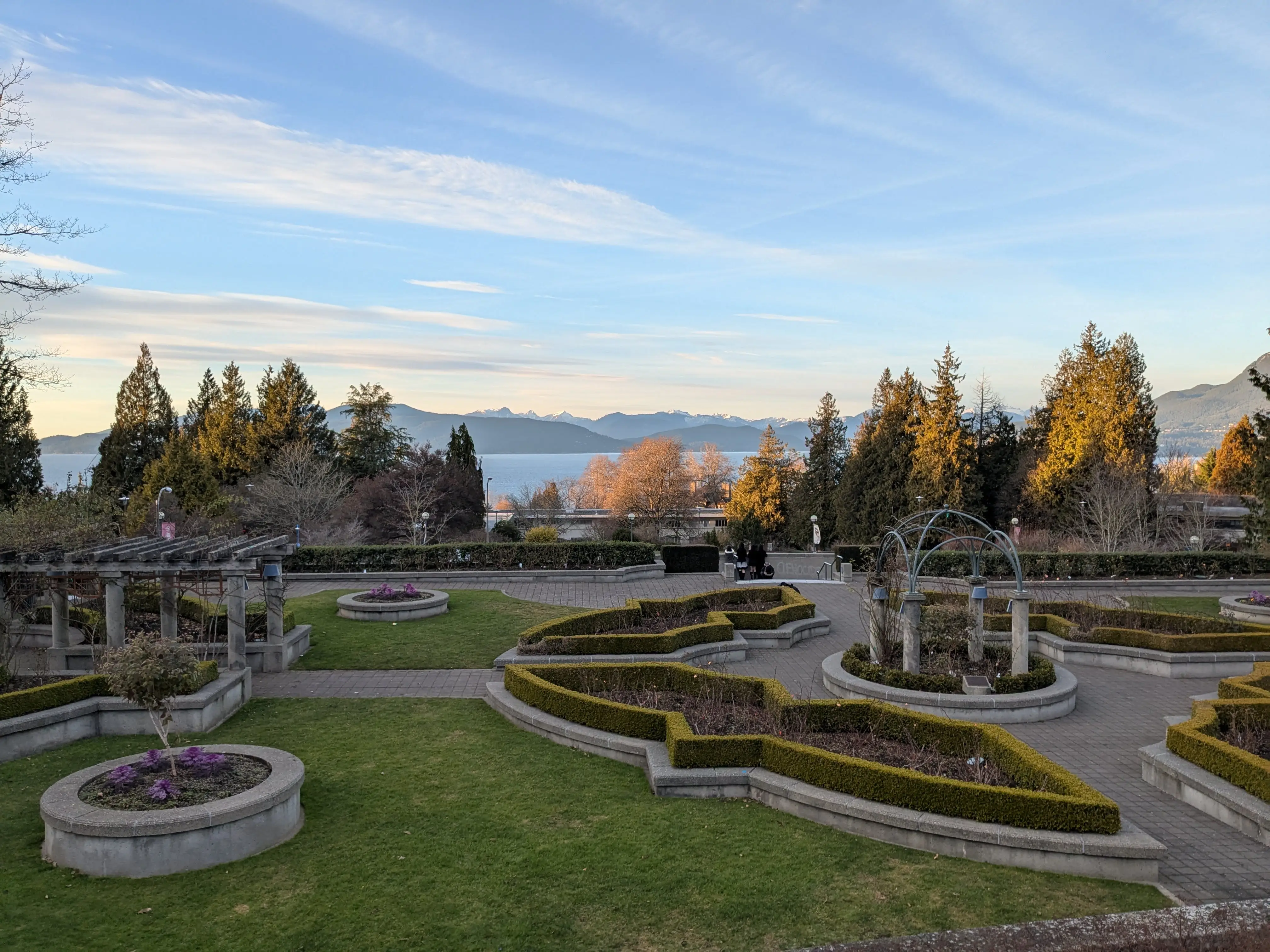 The UBC Rose Gardens.