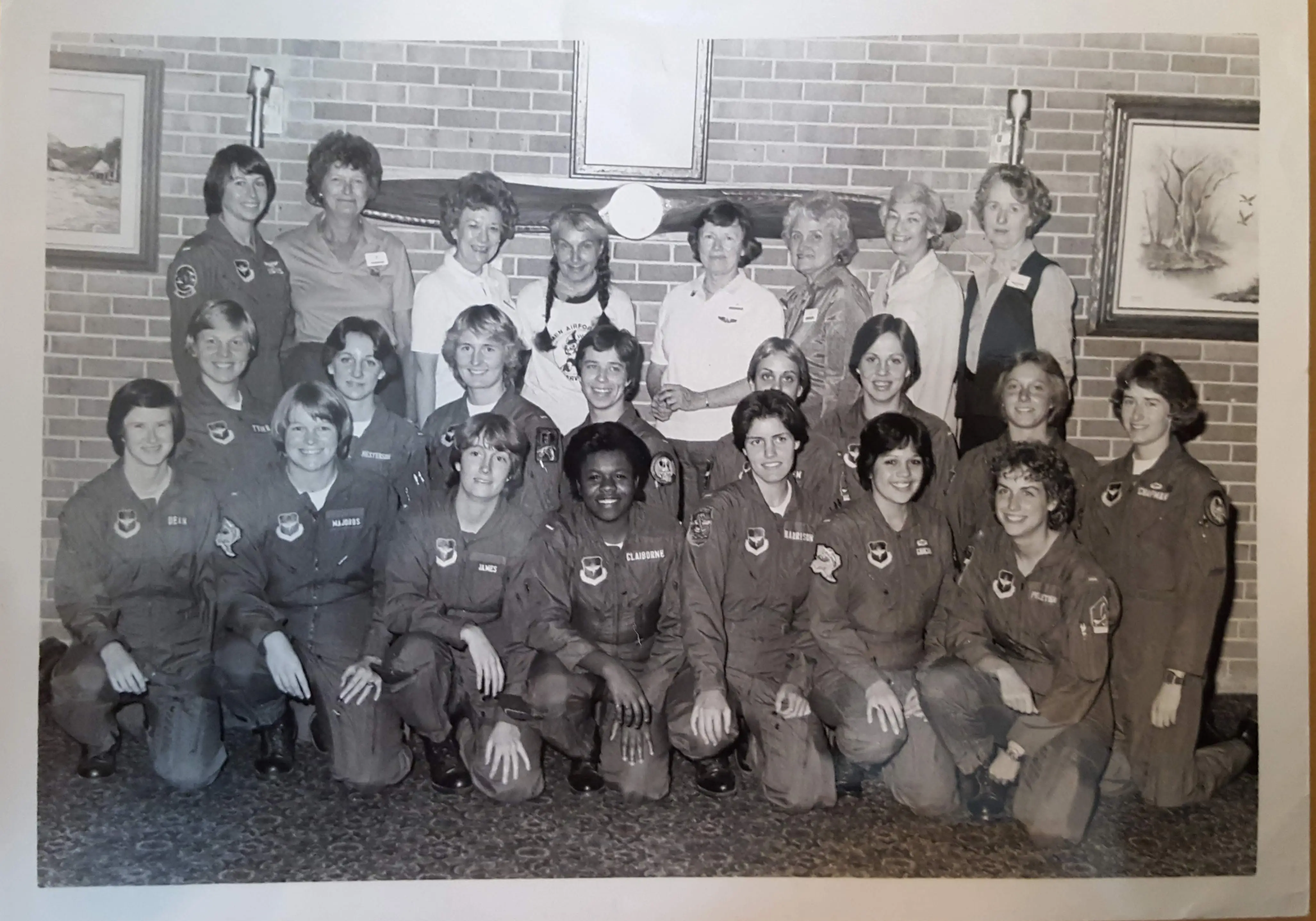 Claiborne's pilot training class of 1981.