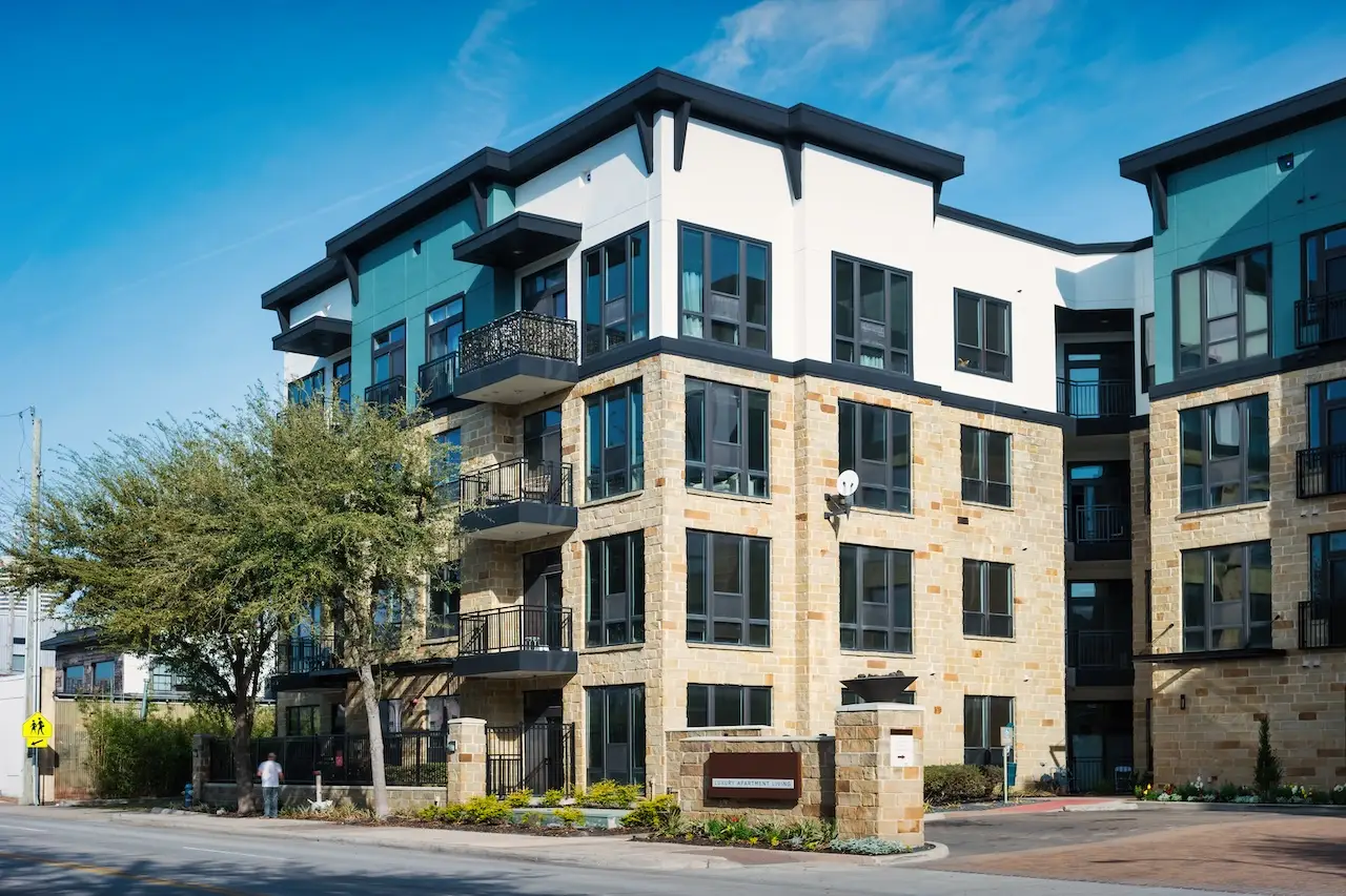 A condo building in Houston, Texas
