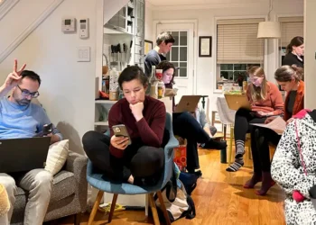 I hosted an ‘admin night’ party to tackle boring tasks with my friends. We dressed comfortably, ate snacks, and fed off each other’s productivity.