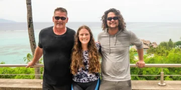 My boyfriend and I brought his dad on our tropical vacation. It was far from romantic, but we still had an amazing time