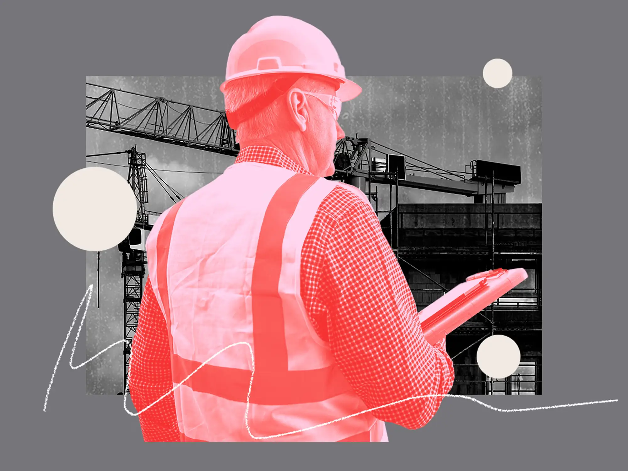 Many older workers hold jobs in construction.