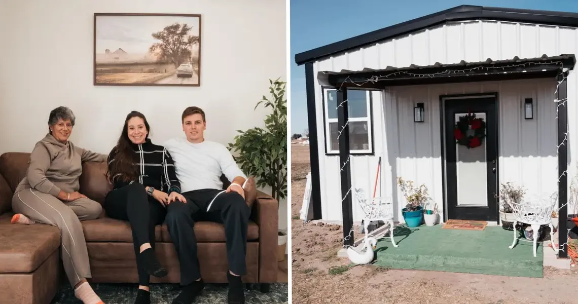 After a contractor quoted them $63,000, a woman and her husband built her mom a tiny home for half the cost