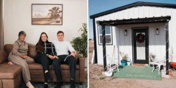 After a contractor quoted them $63,000, a woman and her husband built her mom a tiny home for half the cost