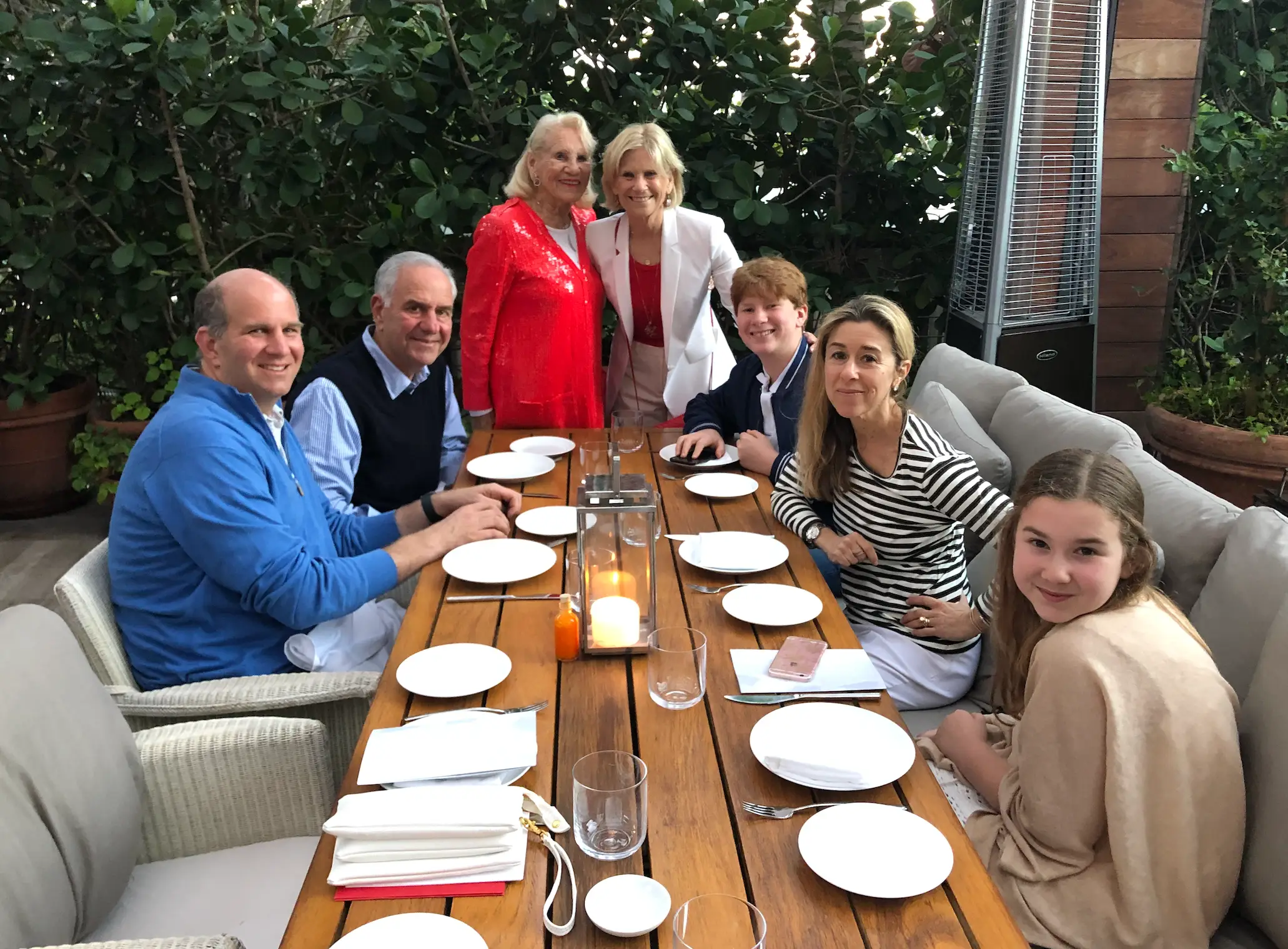 Dale Atkins with her family