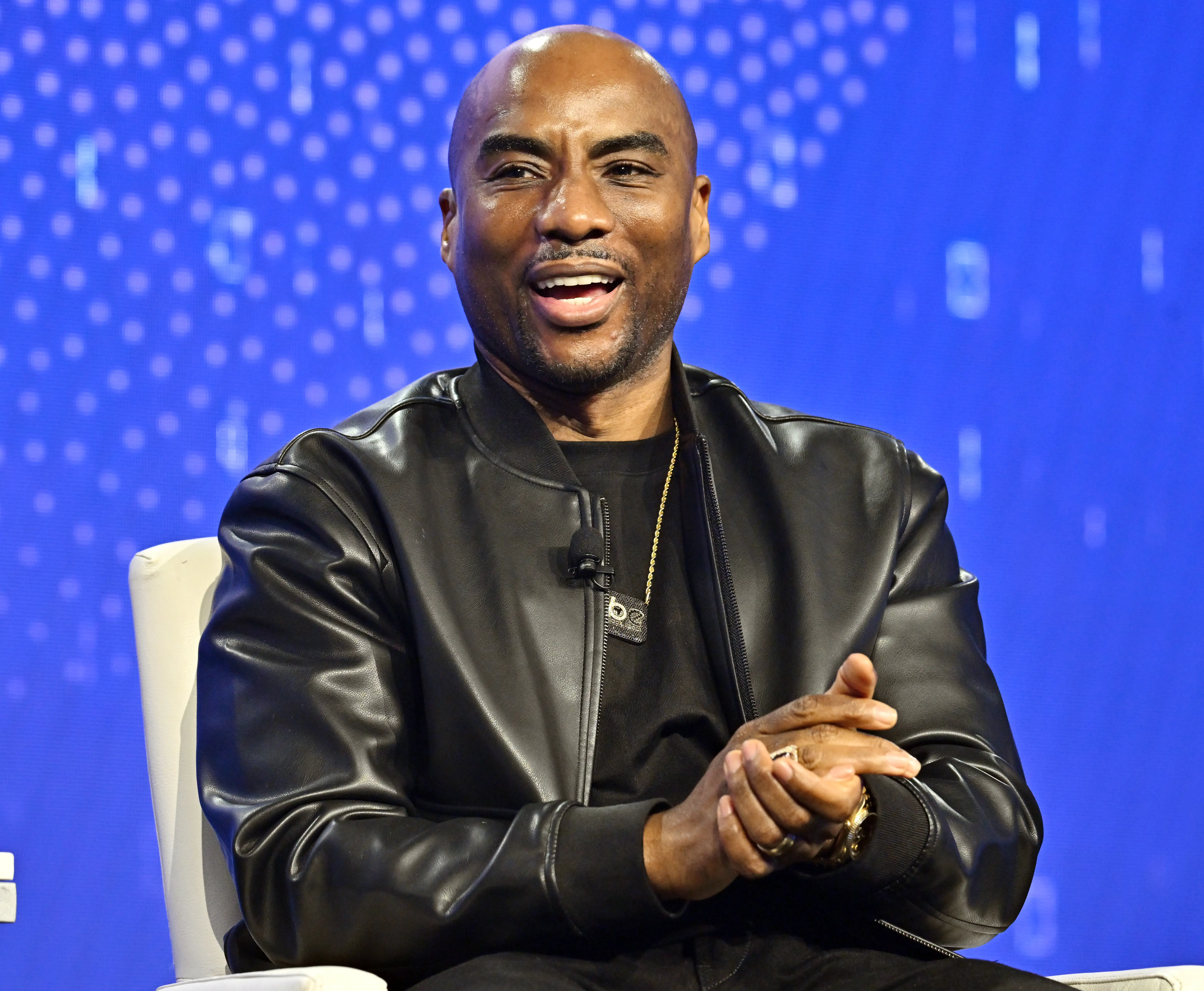 ATLANTA, GEORGIA - DECEMBER 02: Charlamagne tha God speaks onstage at day 2 of the 2025 HOPE Global Forum at Signia by Hilton Atlanta on December 02, 2025 in Atlanta, Georgia. (Photo by Paras Griffin/Getty Images)