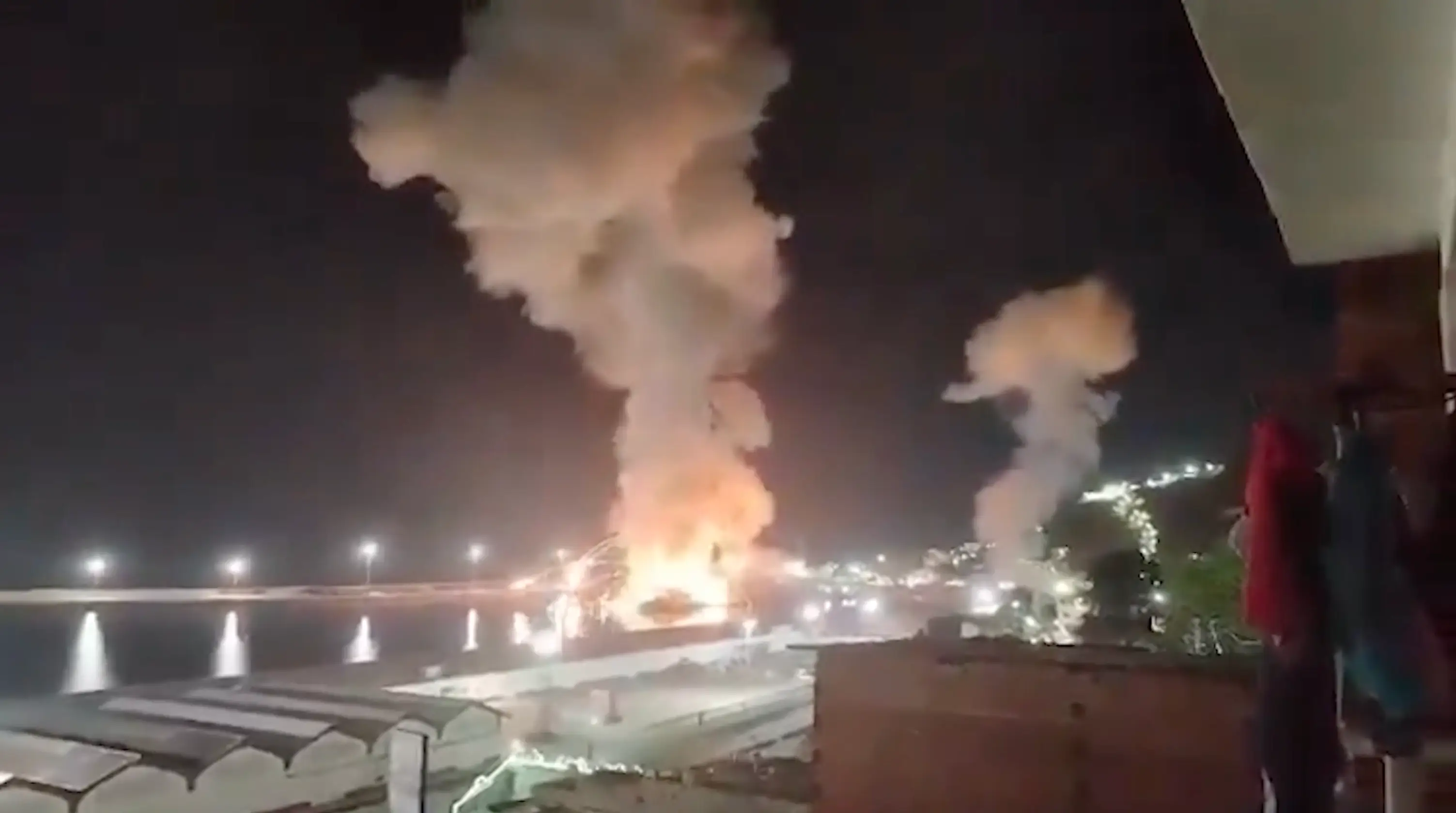 Aircraft, explosions, and smoke were seen across Caracas, the capital of Venezuela, from about 2 a.m. The US carried out strikes and captured the nation's president, Nicolás Maduro.