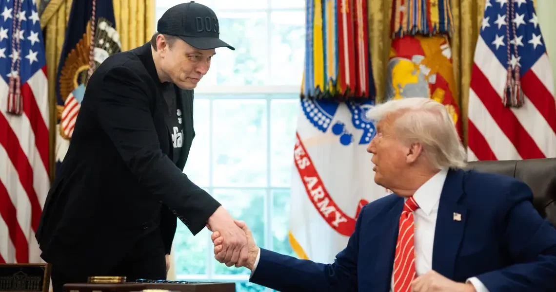 Elon Musk dined with Donald Trump during a very busy weekend for the president