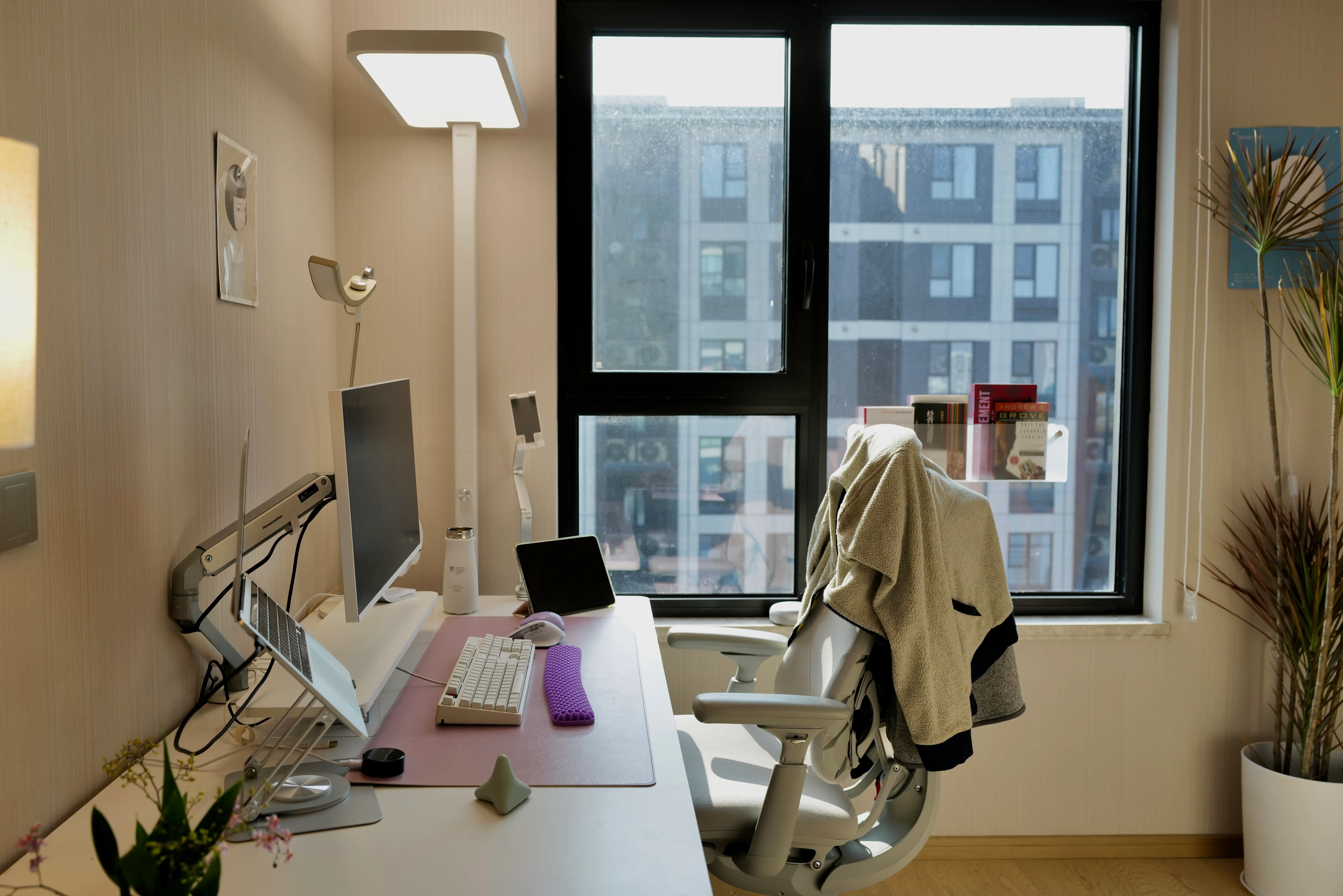 The study room an apartment in Shanghai.