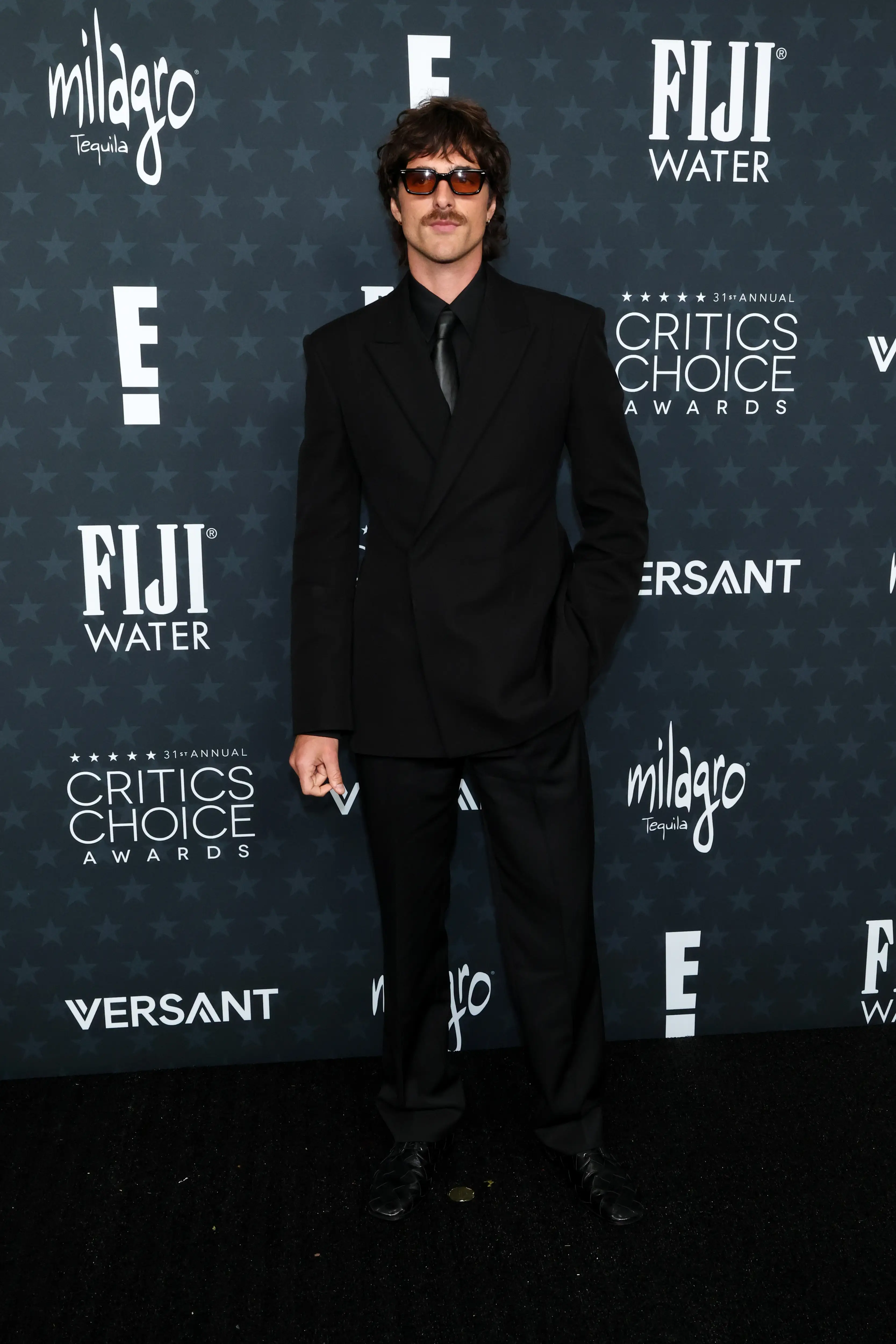 Jacob Elordi at the 2026 Critics Choice Awards.