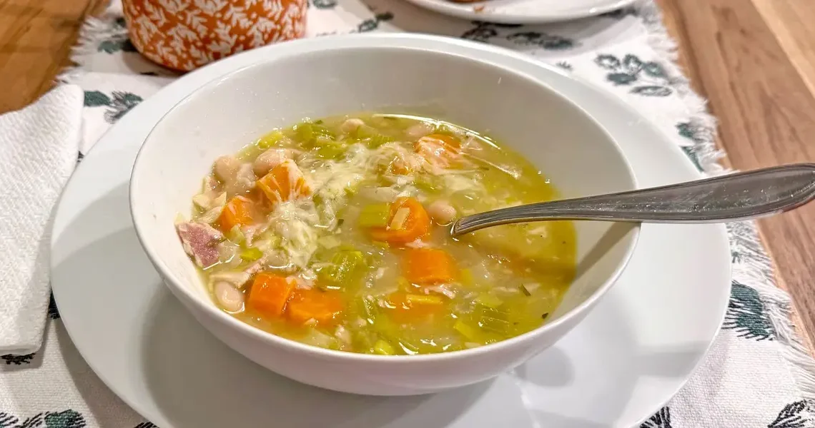 I love making Ina Garten’s protein-rich bean soup. It’s easy to prepare, and I always have leftovers.