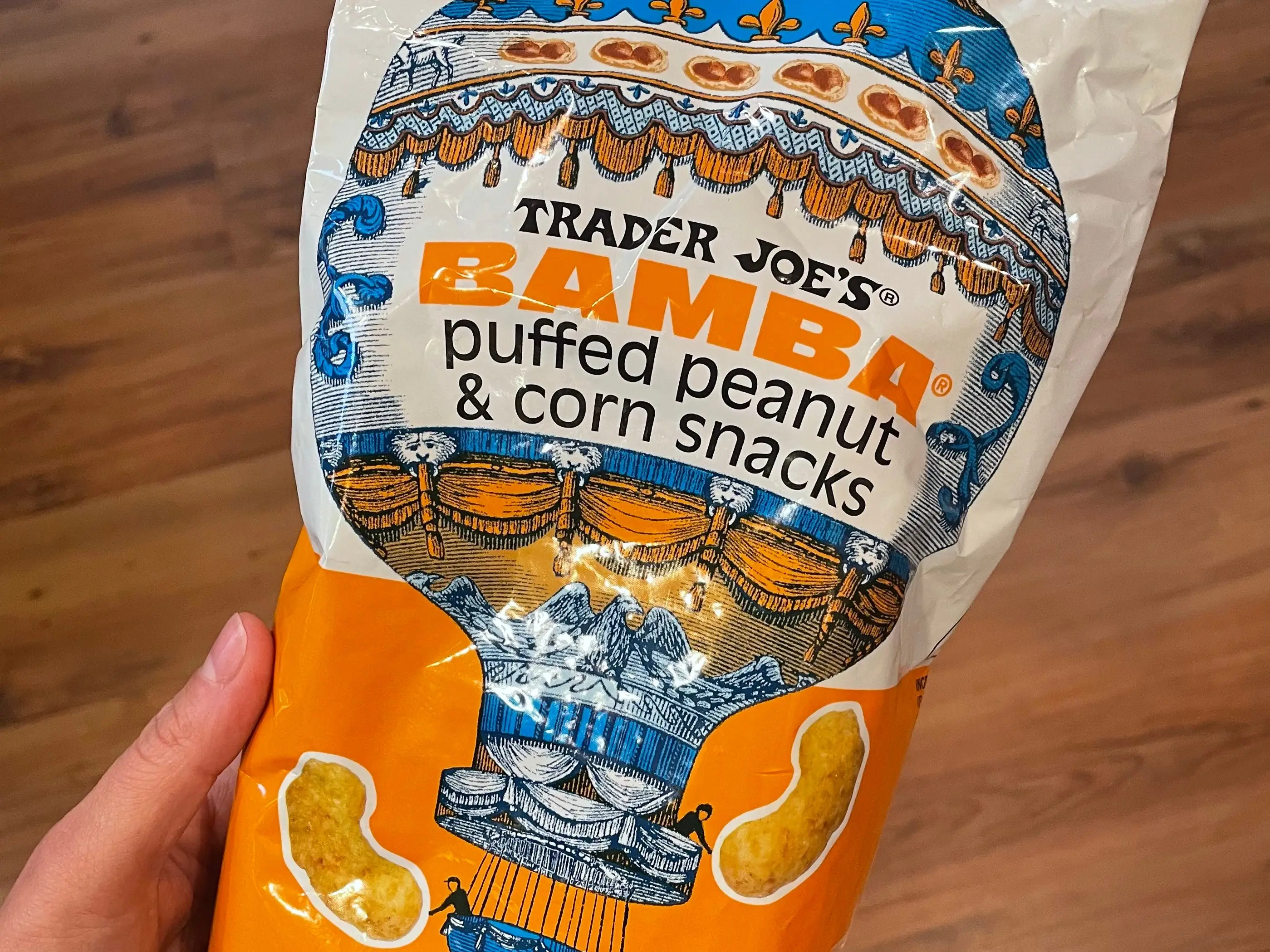 Bamba snacks from Trader Joe's.