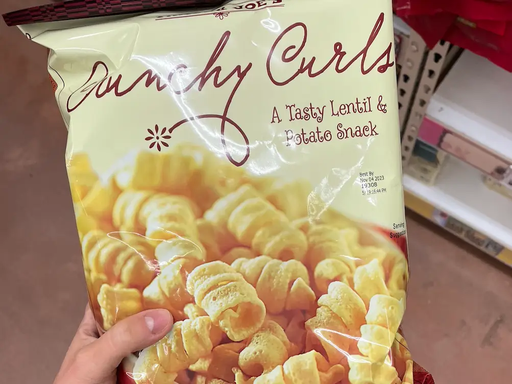 Crunchy curls from Trader Joe's.