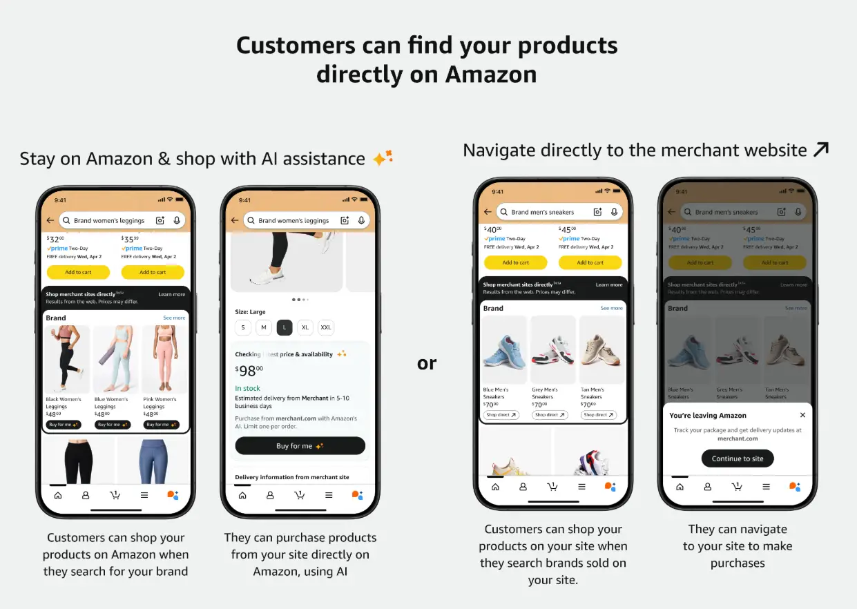 Screenshot of Amazon's