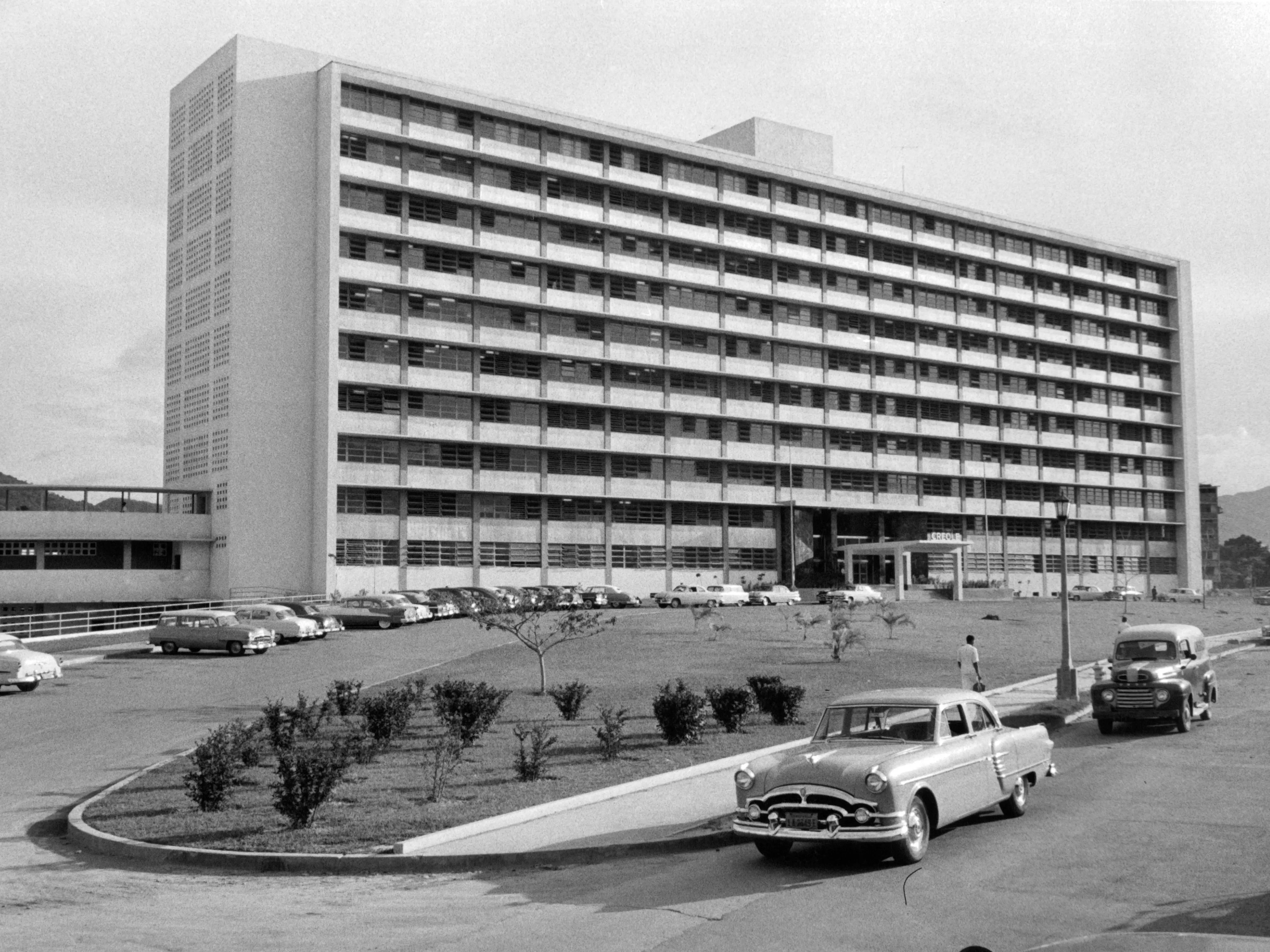 A view of The Creole Petroleum Company in Caracas, Venezuela, circa 1950
