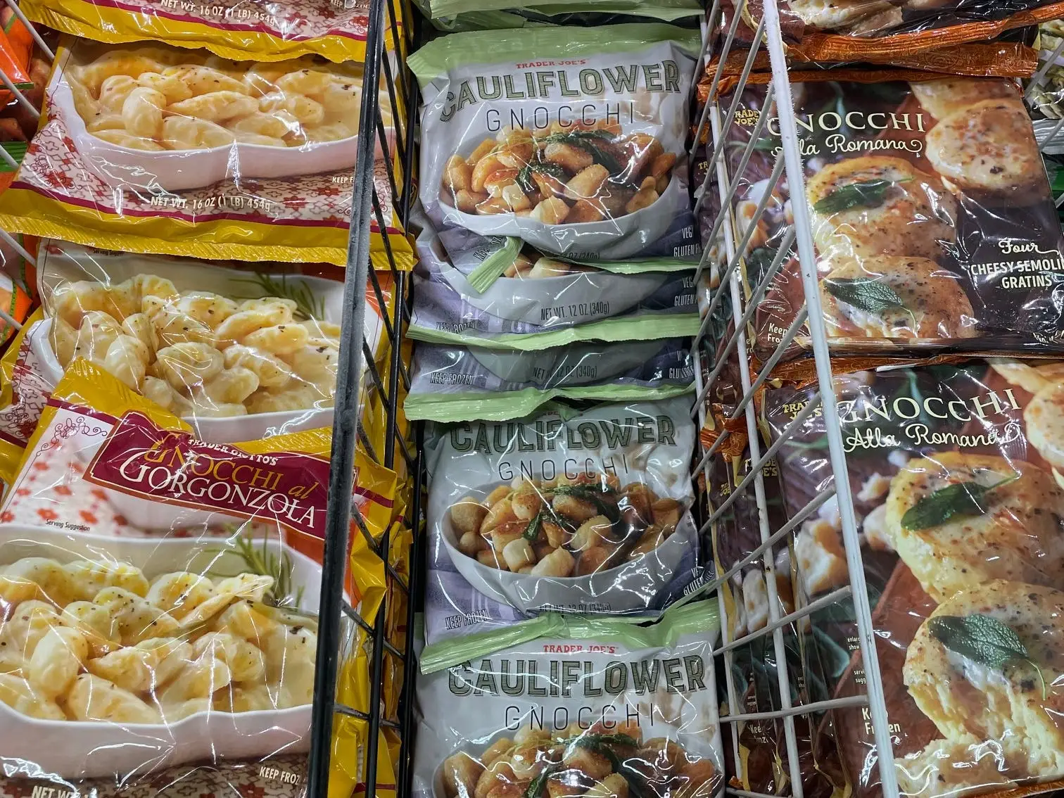 Cauliflower gnocchi from Trader Joe's.