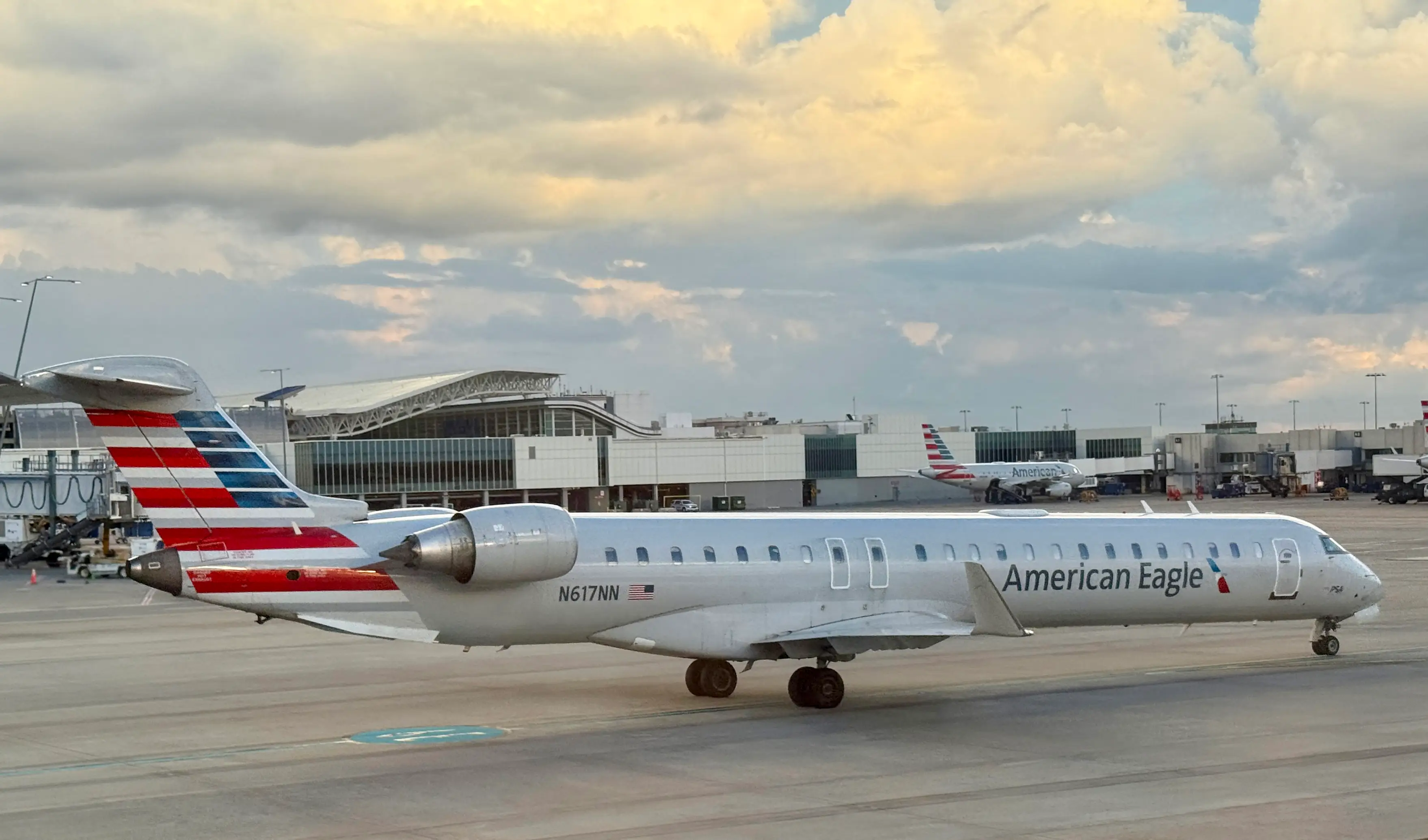 American has three wholly-owned subsidiaries: Envoy Air, Piedmont Airlines, and PSA Airlines. Contract carriers like Republic Airways and Air Wisconsin also fly on behalf of American.