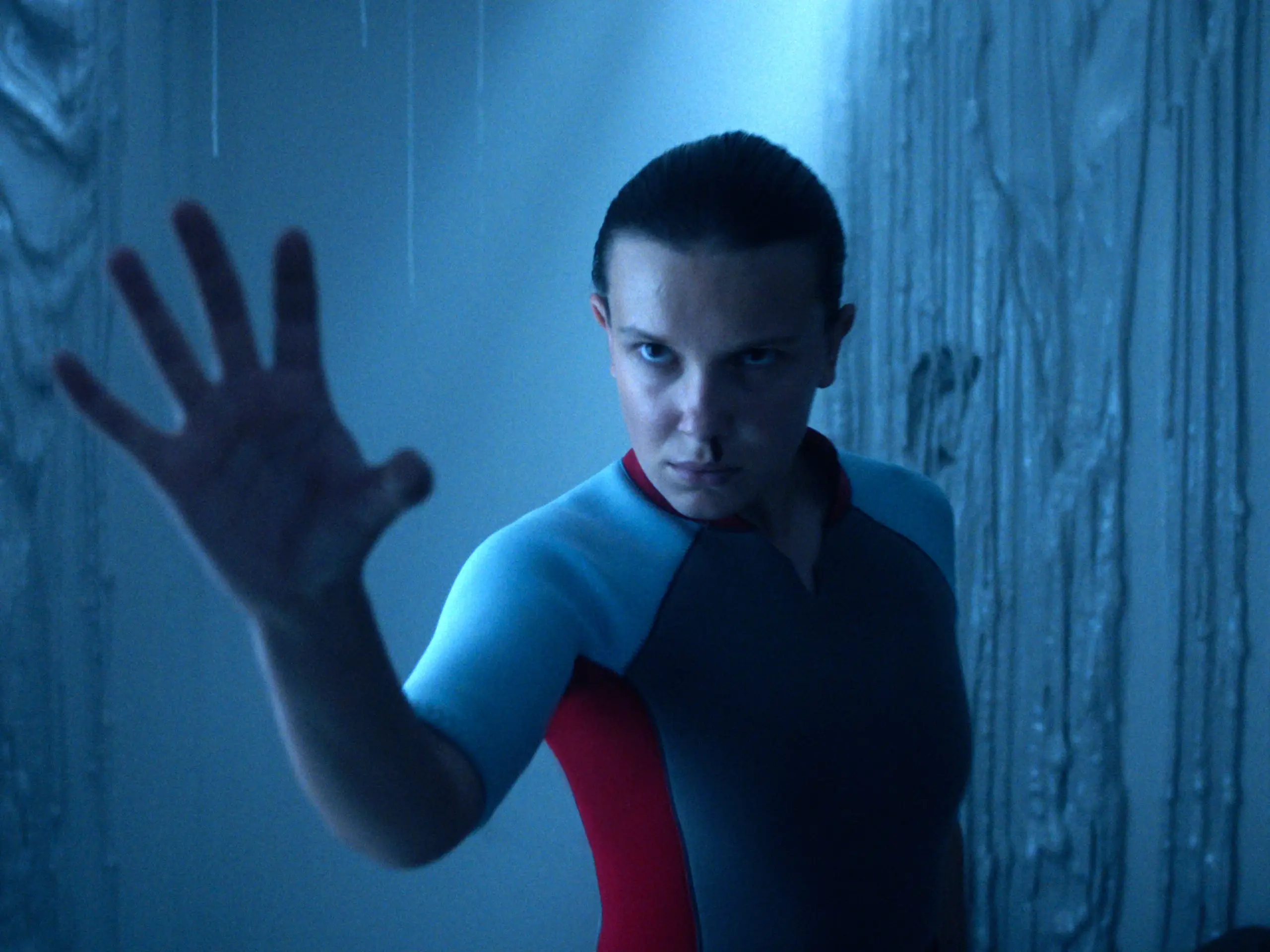 Millie Bobby Brown as Eleven in the 