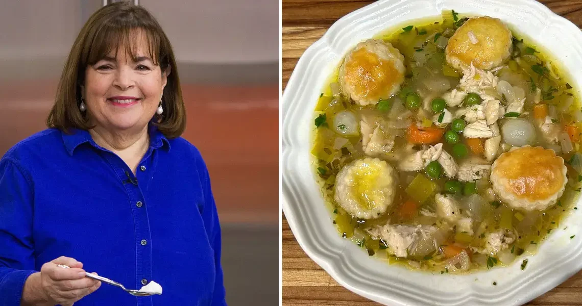 I tried Ina Garten’s soup inspired by chicken pot pie. I loved it so much that I now make it every winter.