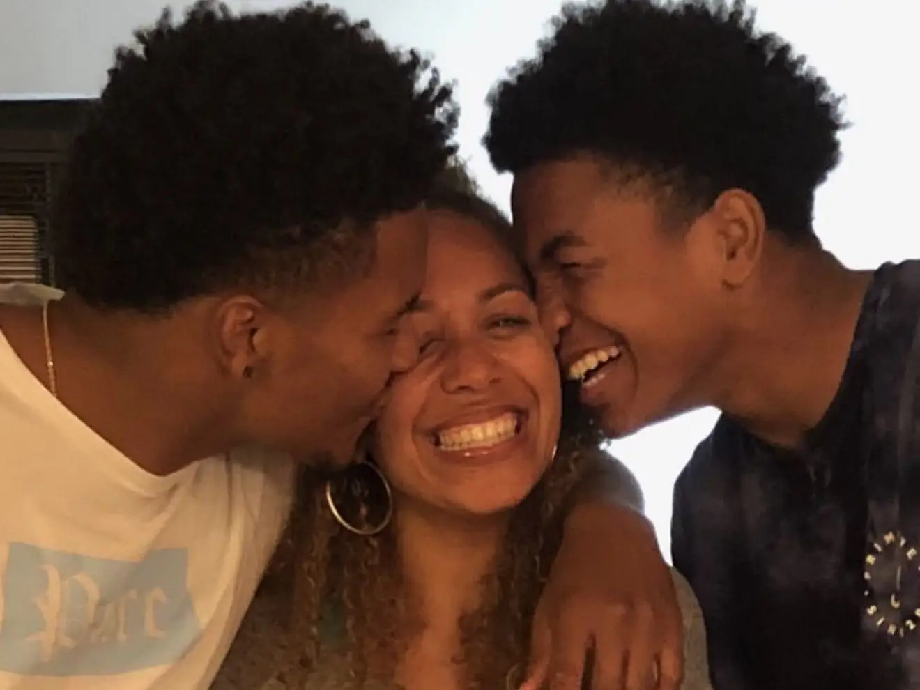 Twanna Harris with sons