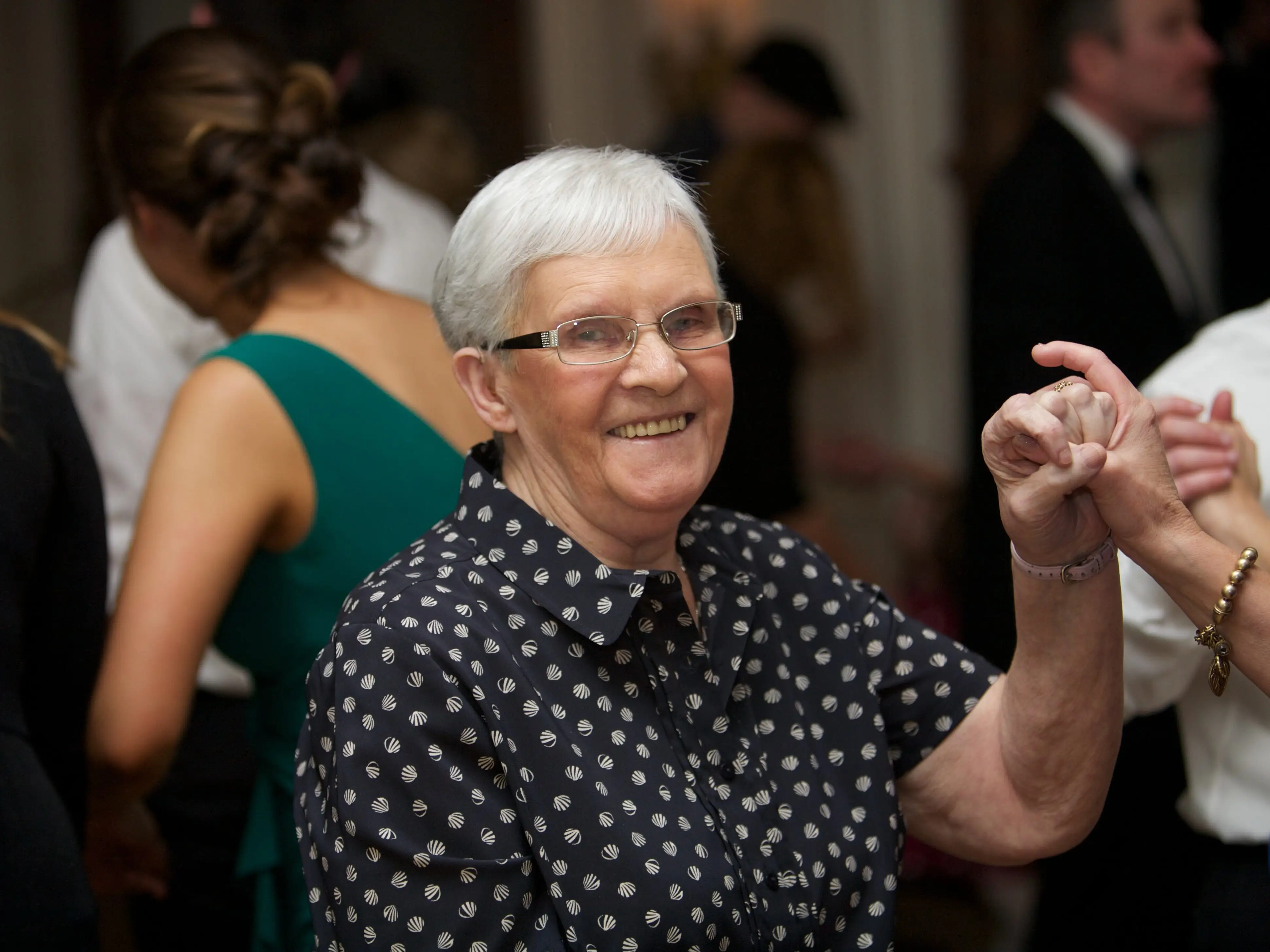 The author's grandmother at her wedding.