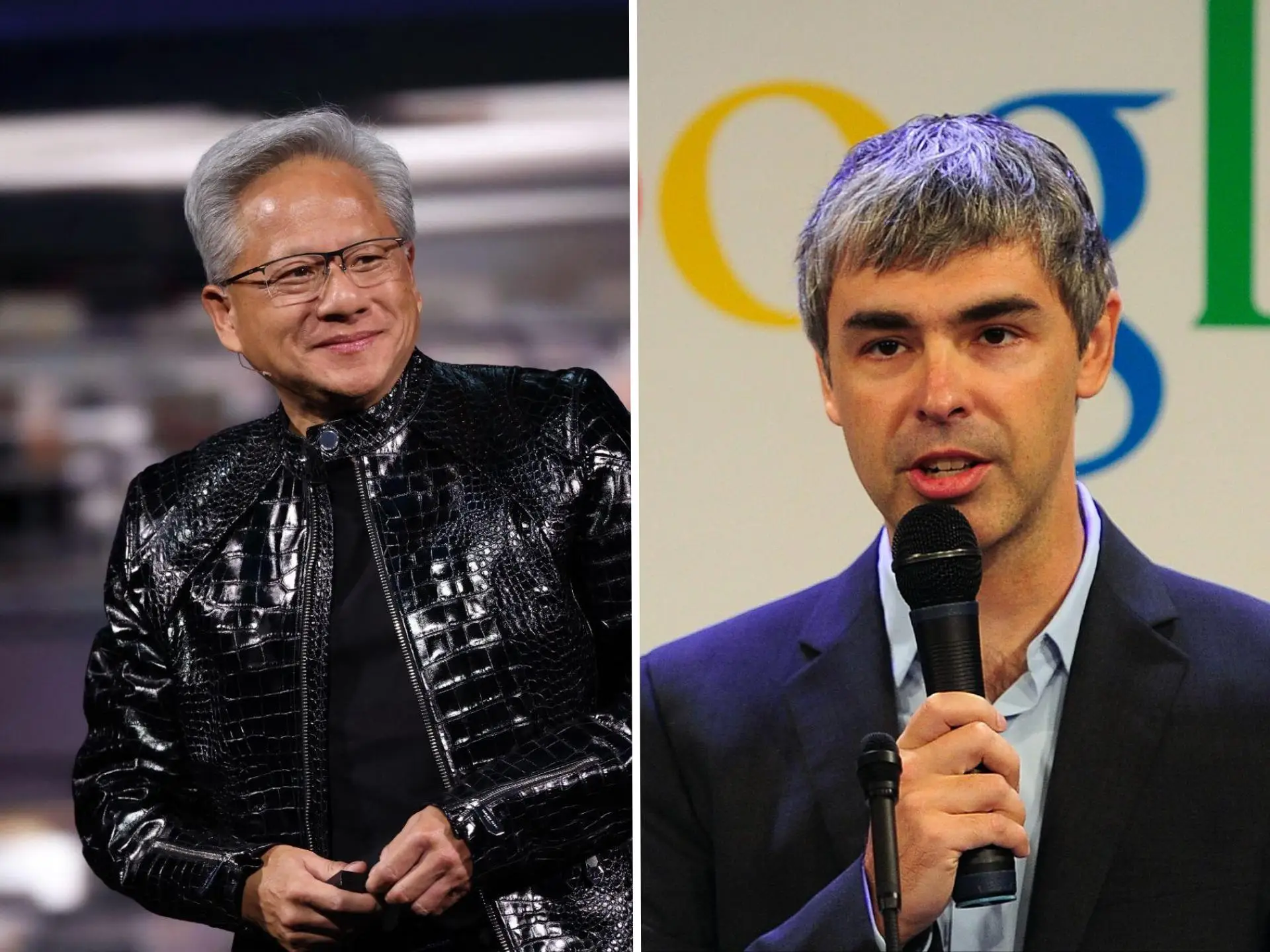 Jensen Huang, Larry Page
