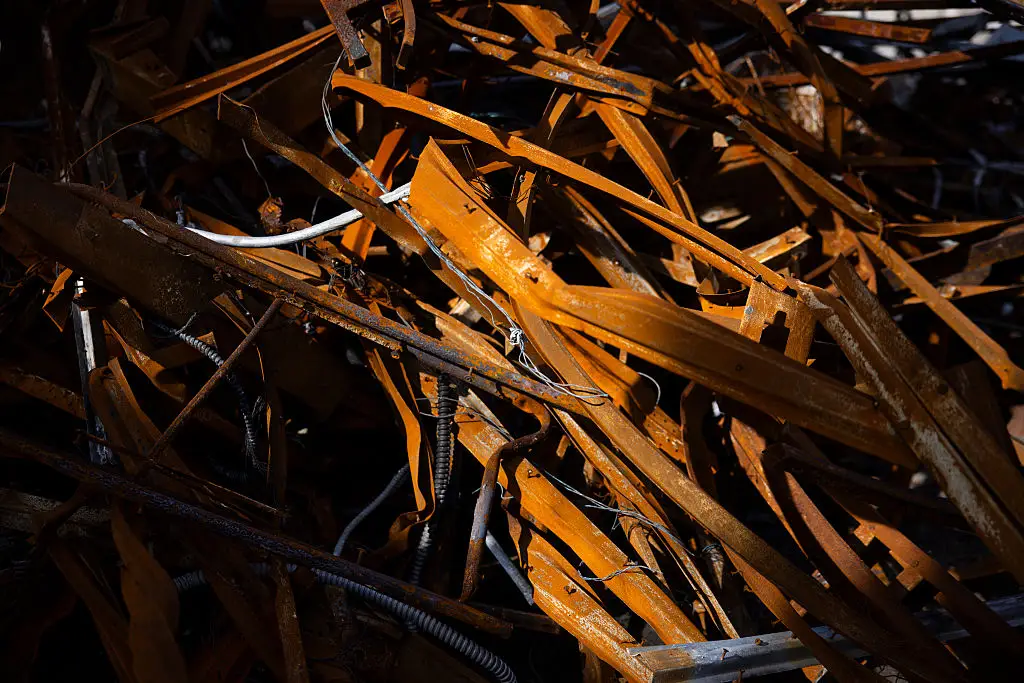 Remnants of the the Pacific Palisades Business Block after the Palisades fire.