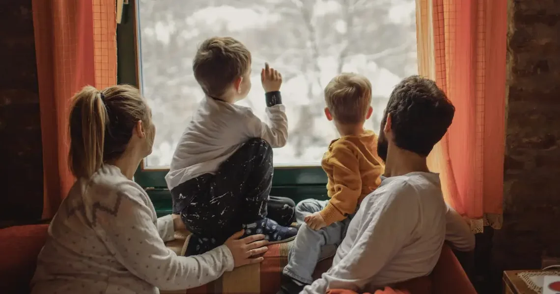 When my family of 4 moved to a small town, we downsized. We now spend more time together and less money.