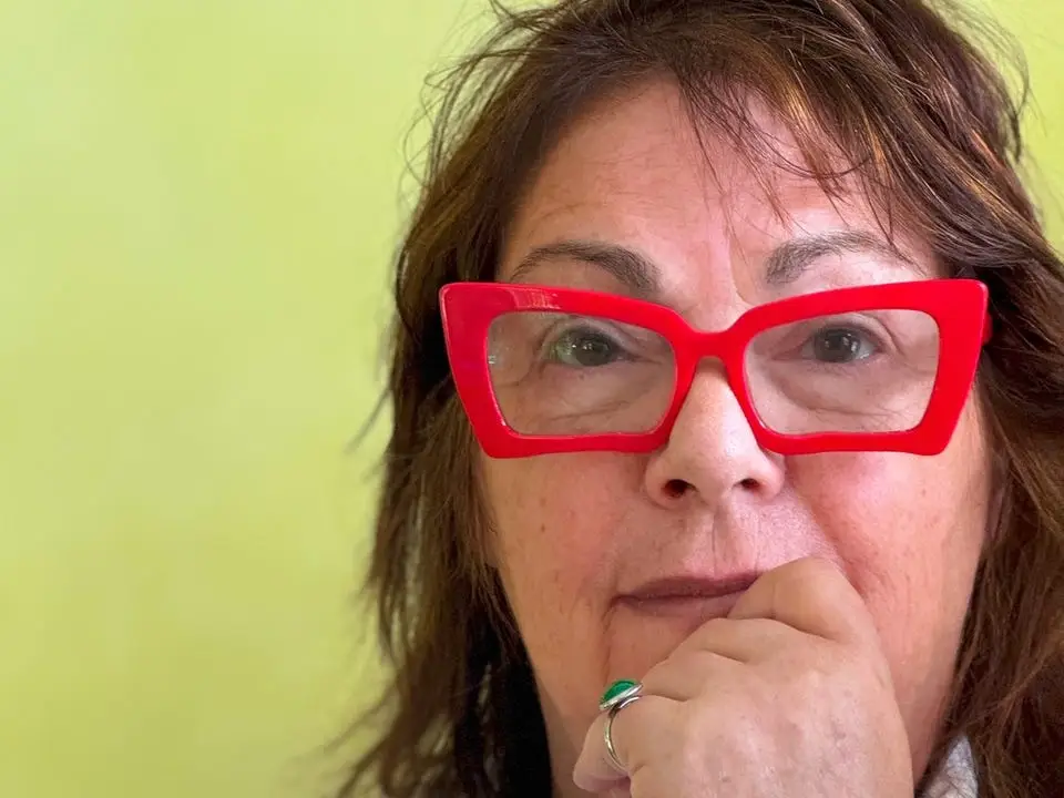 Woman posing for photo