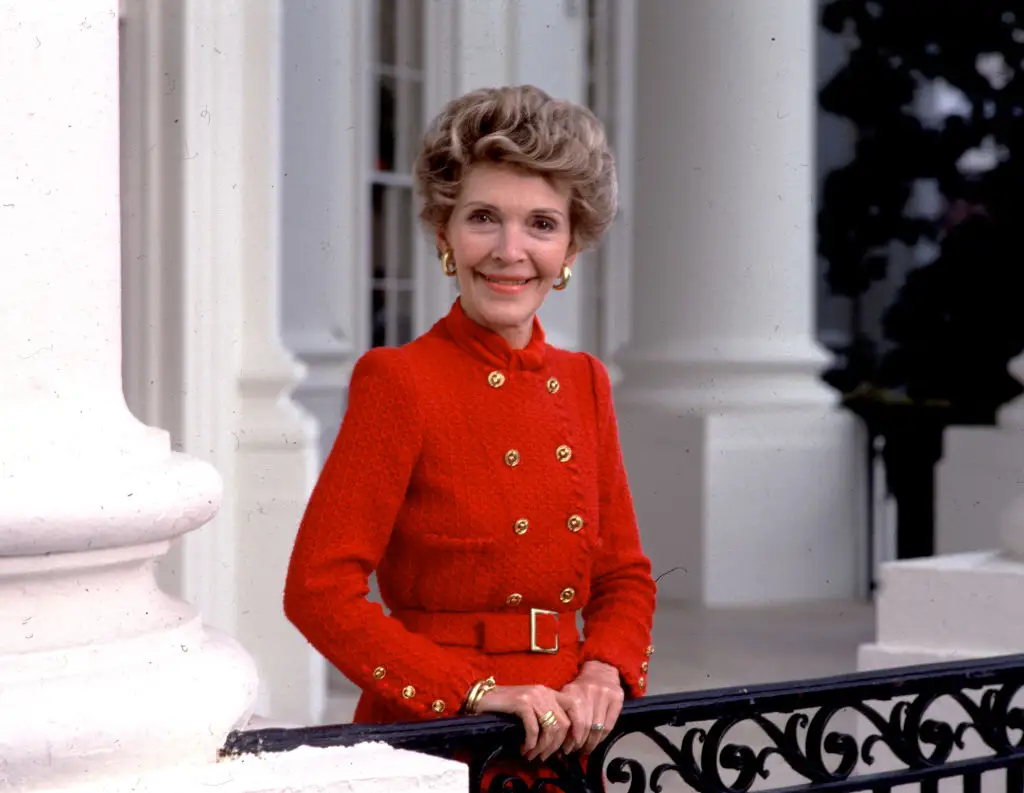 Nancy Reagan.