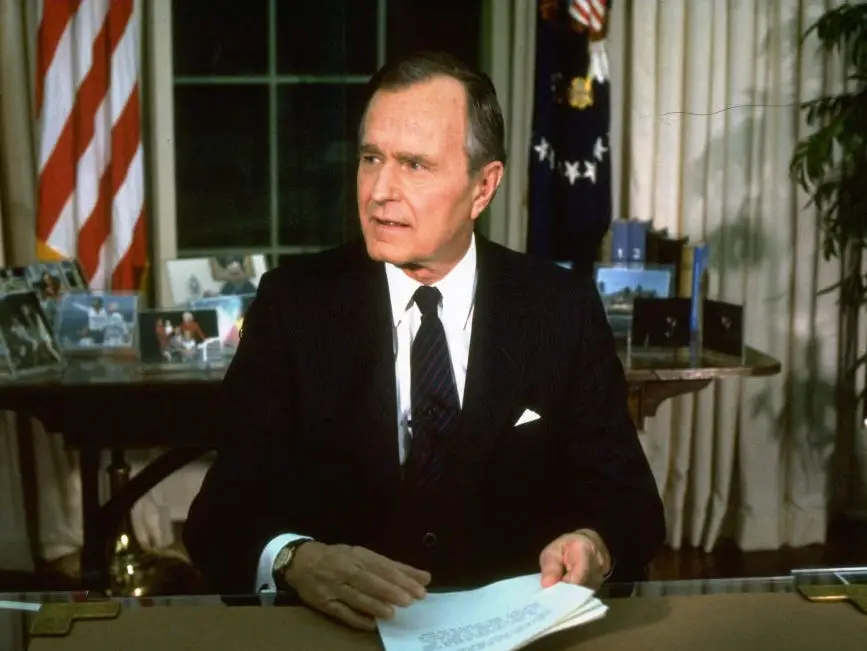 President George H.W. Bush.